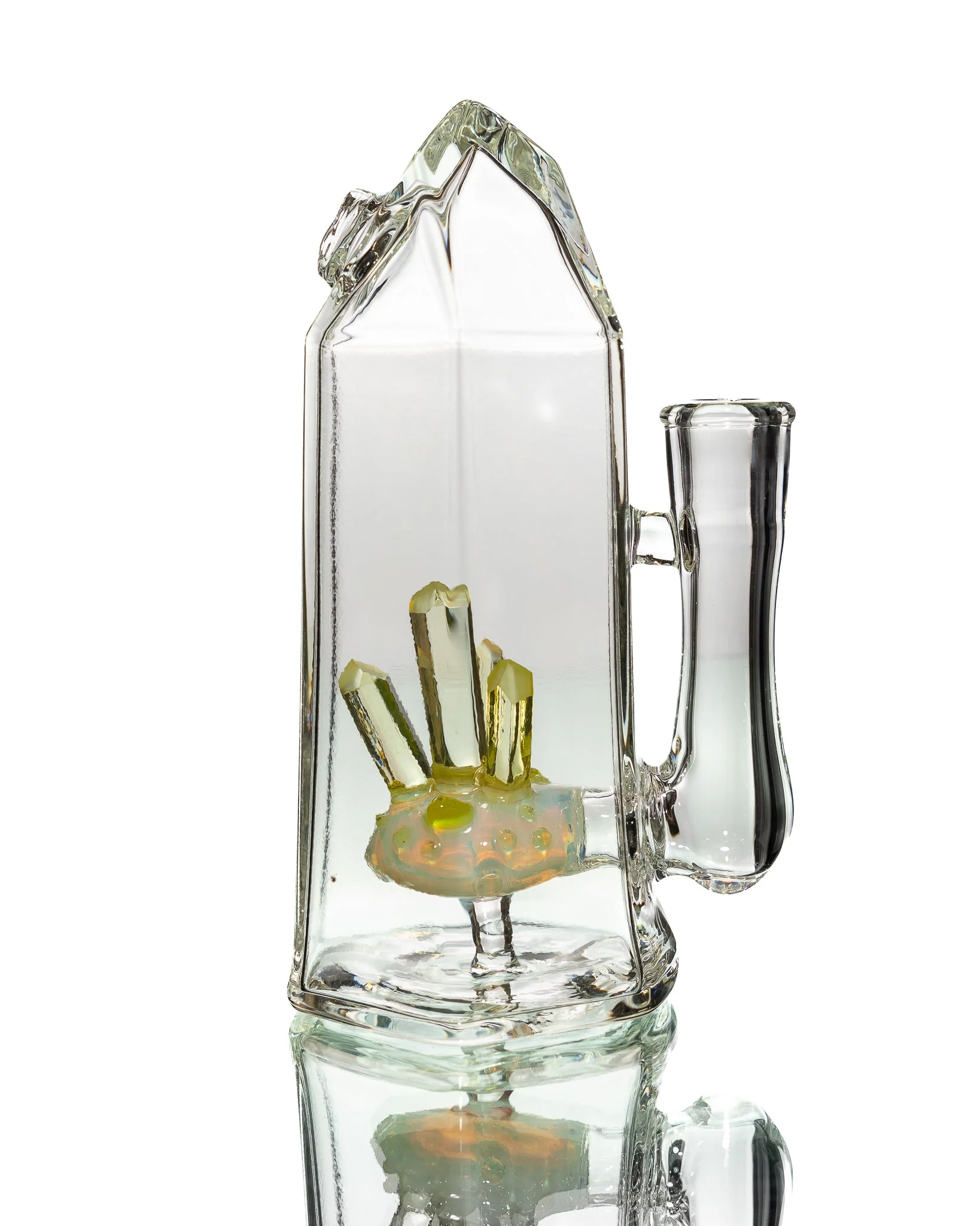 Digger Glass - Crystal Jammer - Yellow & Clear - Image 3