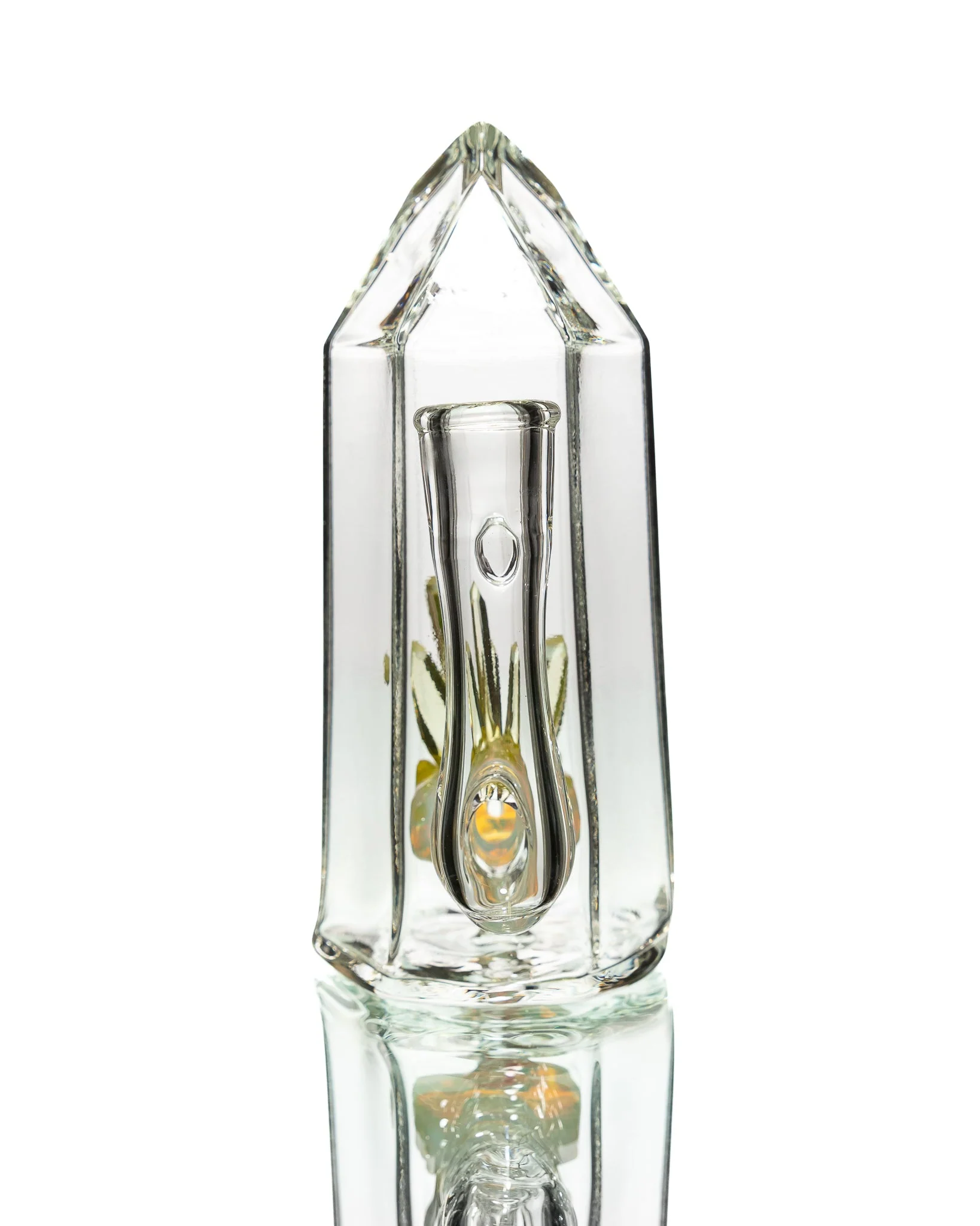 Digger Glass - Crystal Jammer - Yellow & Clear - Image 4