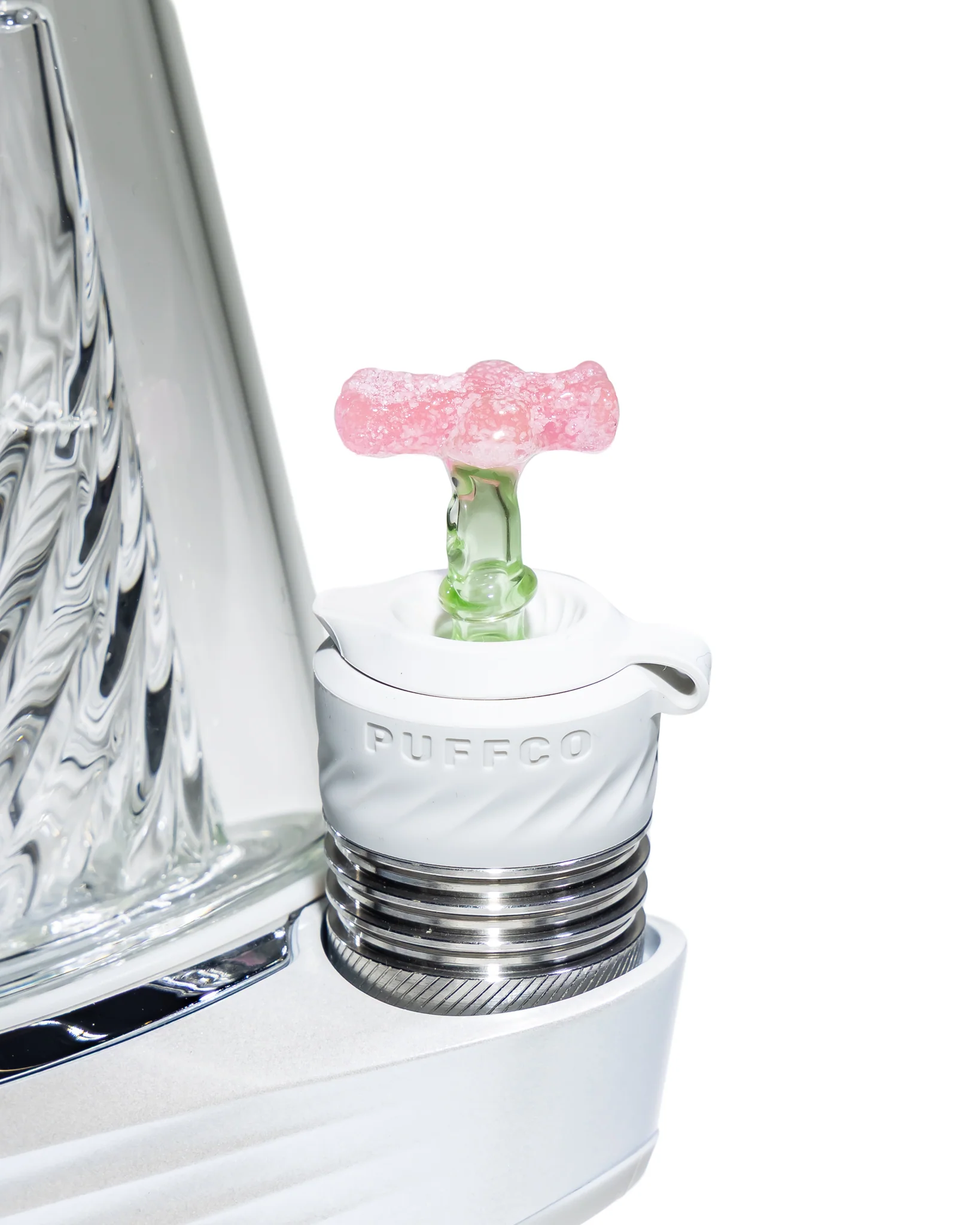 Emperial Glass - Sour Patch 3DXL Joystick Cap - Lime & Handmix Pink - Image 2