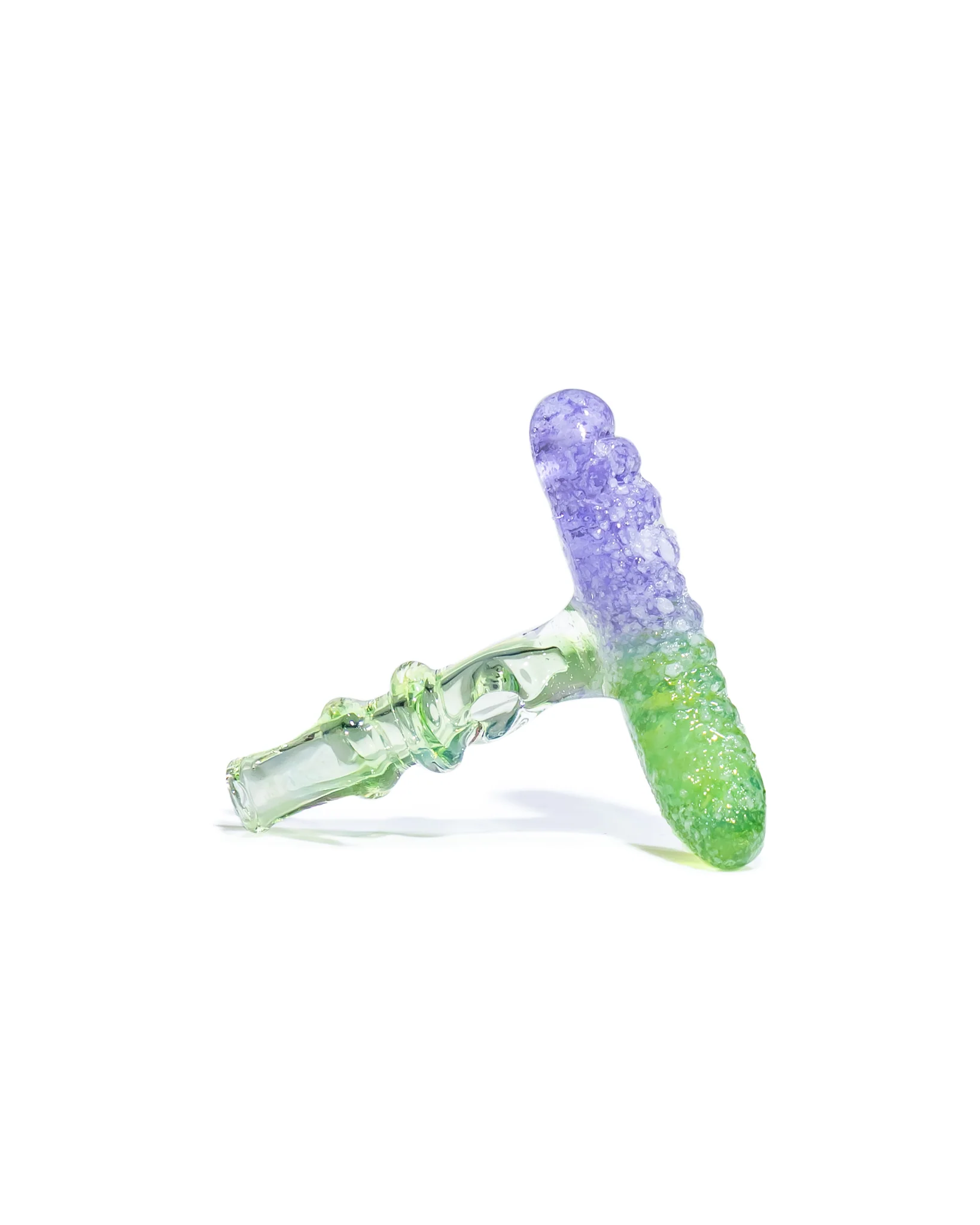 Emperial Glass - Sour Worm 3DXL Joystick Cap - Handmix Purple & Lime