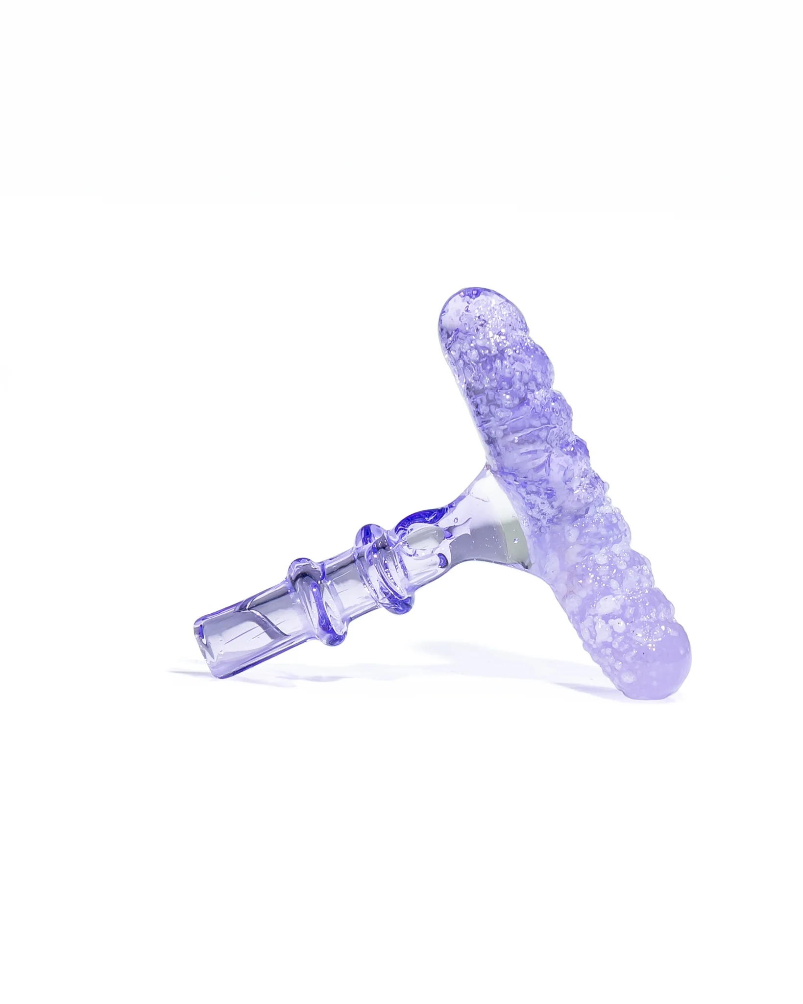 Emperial Glass - Sour Worm 3DXL Joystick Cap - Purple Lollipop & Handmix Purple