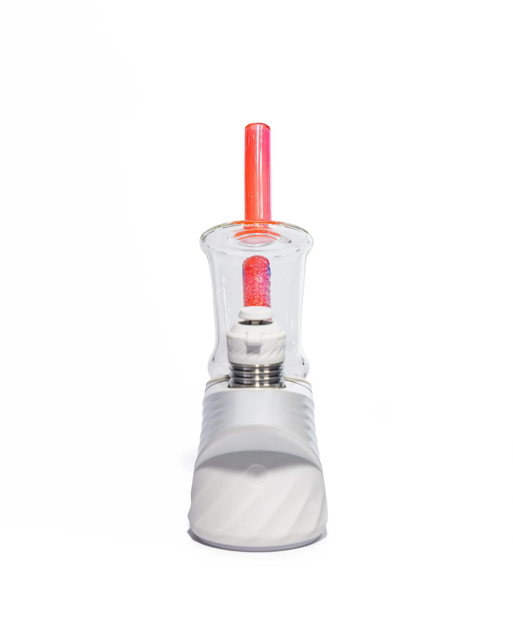 Emperial Glass - Sour Worm Cup Puffco Attachment - Cad Red & Cobalt Blue - Image 9