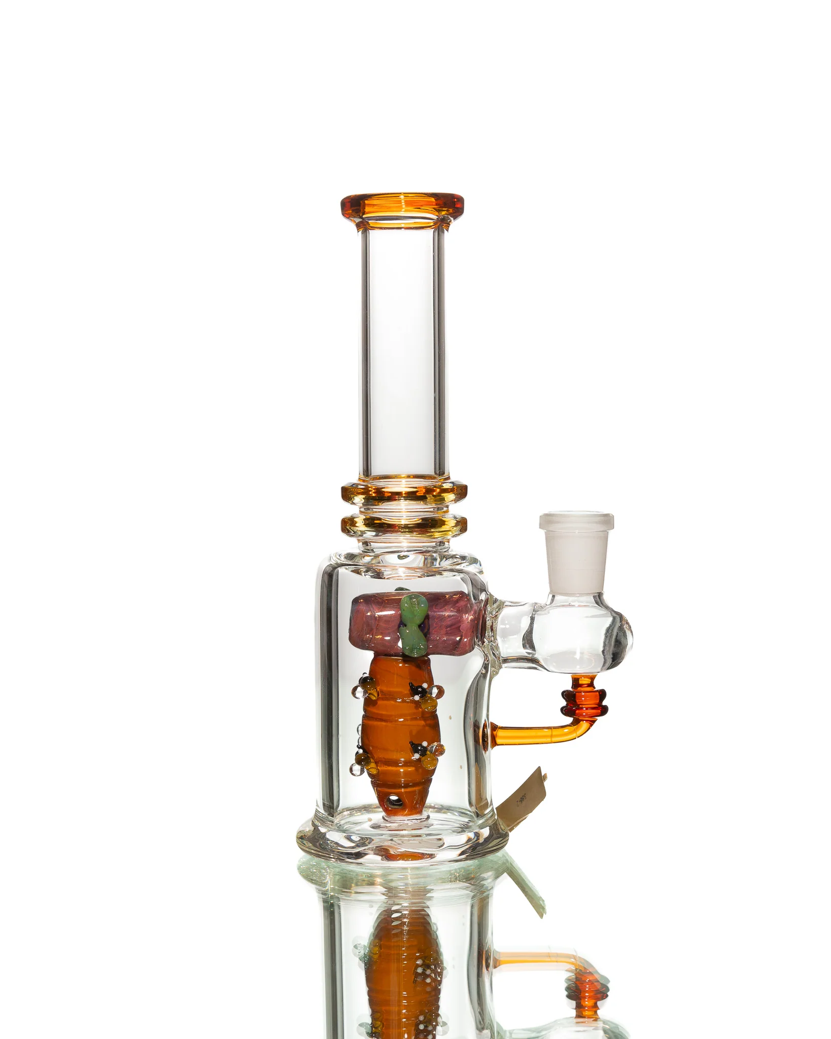 Empire Glassworks - Mini Straight Tube - "Save the Bees" - Image 4