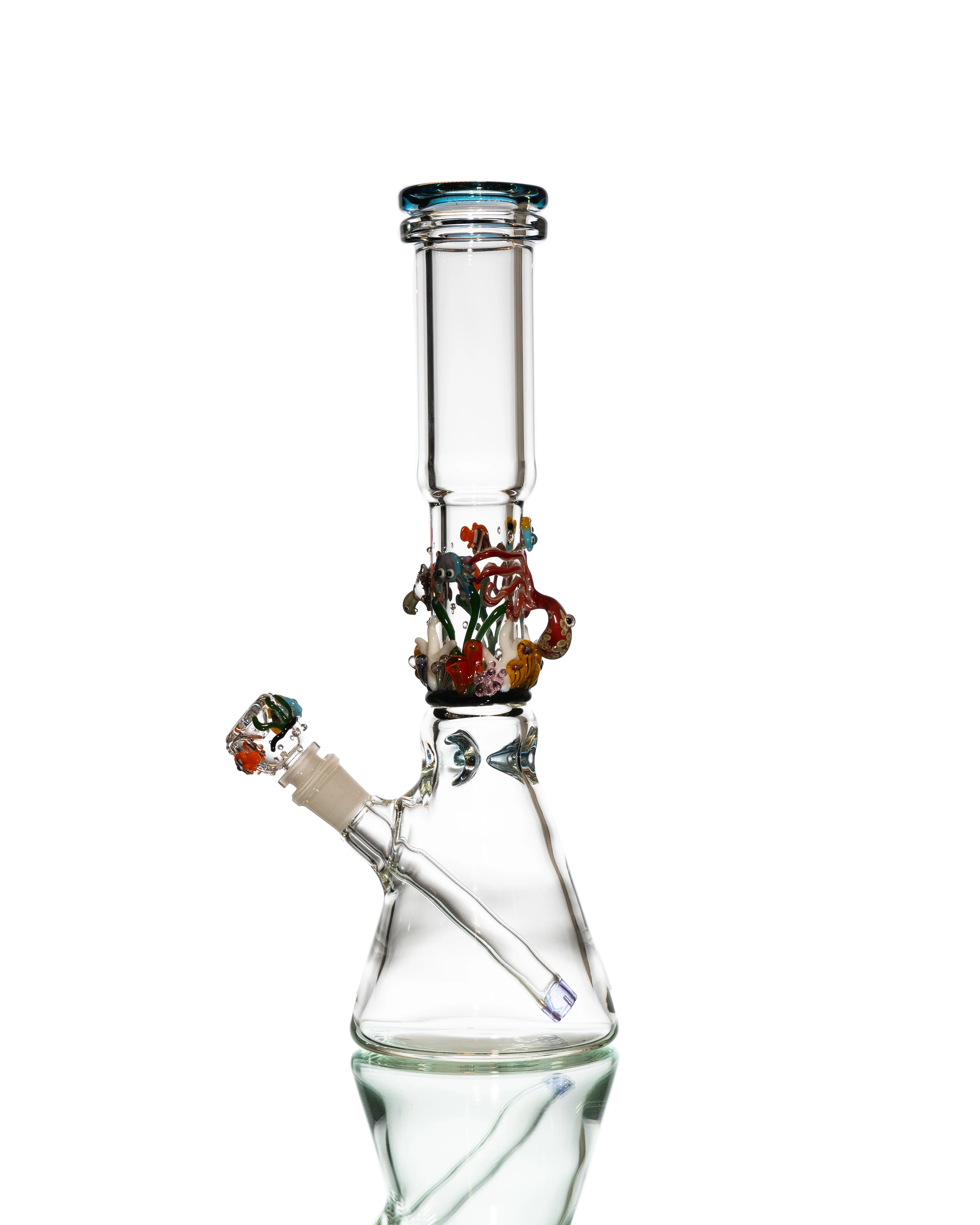 Empire Glassworks -  Beaker - "Under the Sea" - Image 5