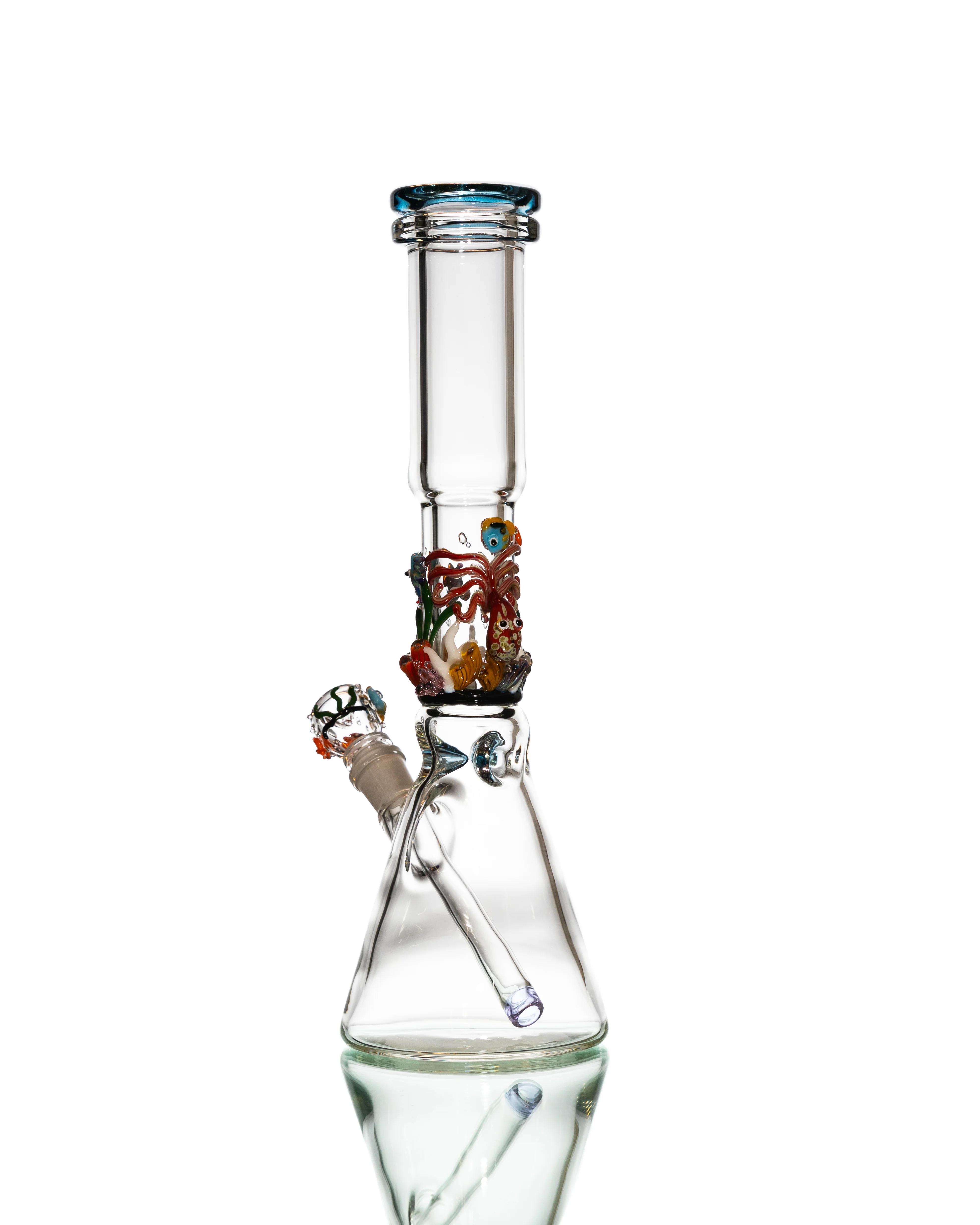 Empire Glassworks -  Beaker - "Under the Sea" - Image 6