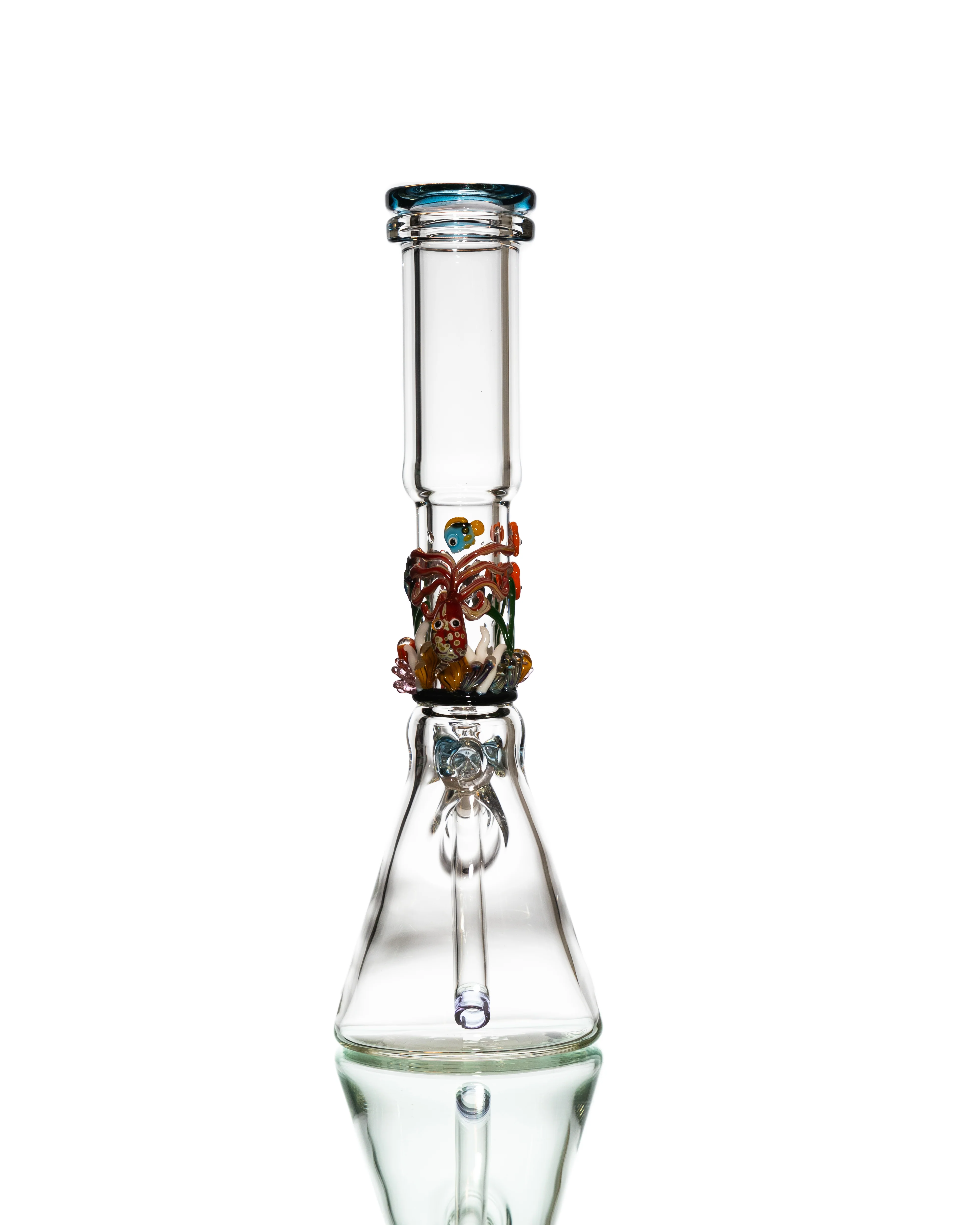 Empire Glassworks -  Beaker - "Under the Sea" - Image 7