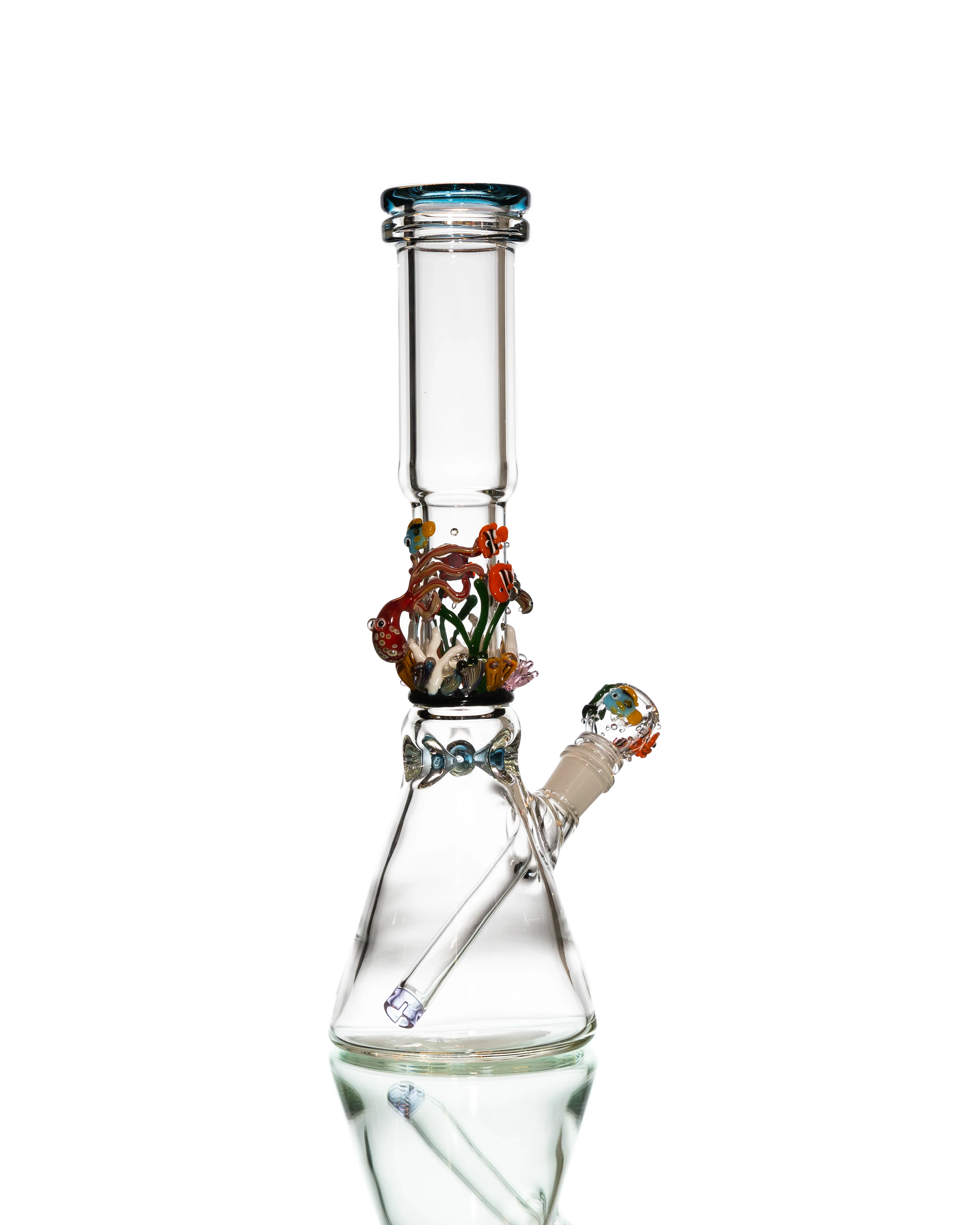 Empire Glassworks -  Beaker - "Under the Sea" - Image 8