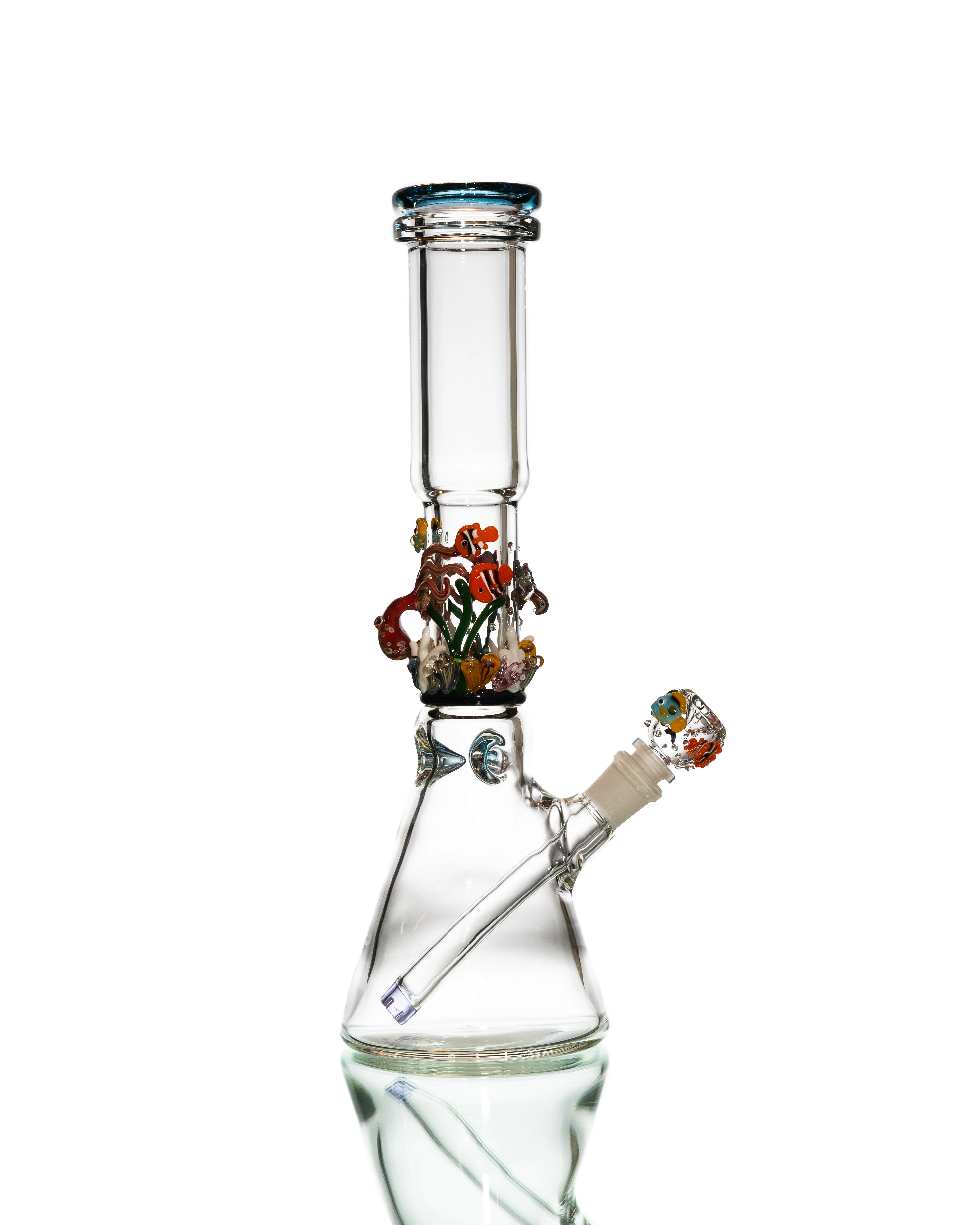 Empire Glassworks -  Beaker - "Under the Sea" - Image 9