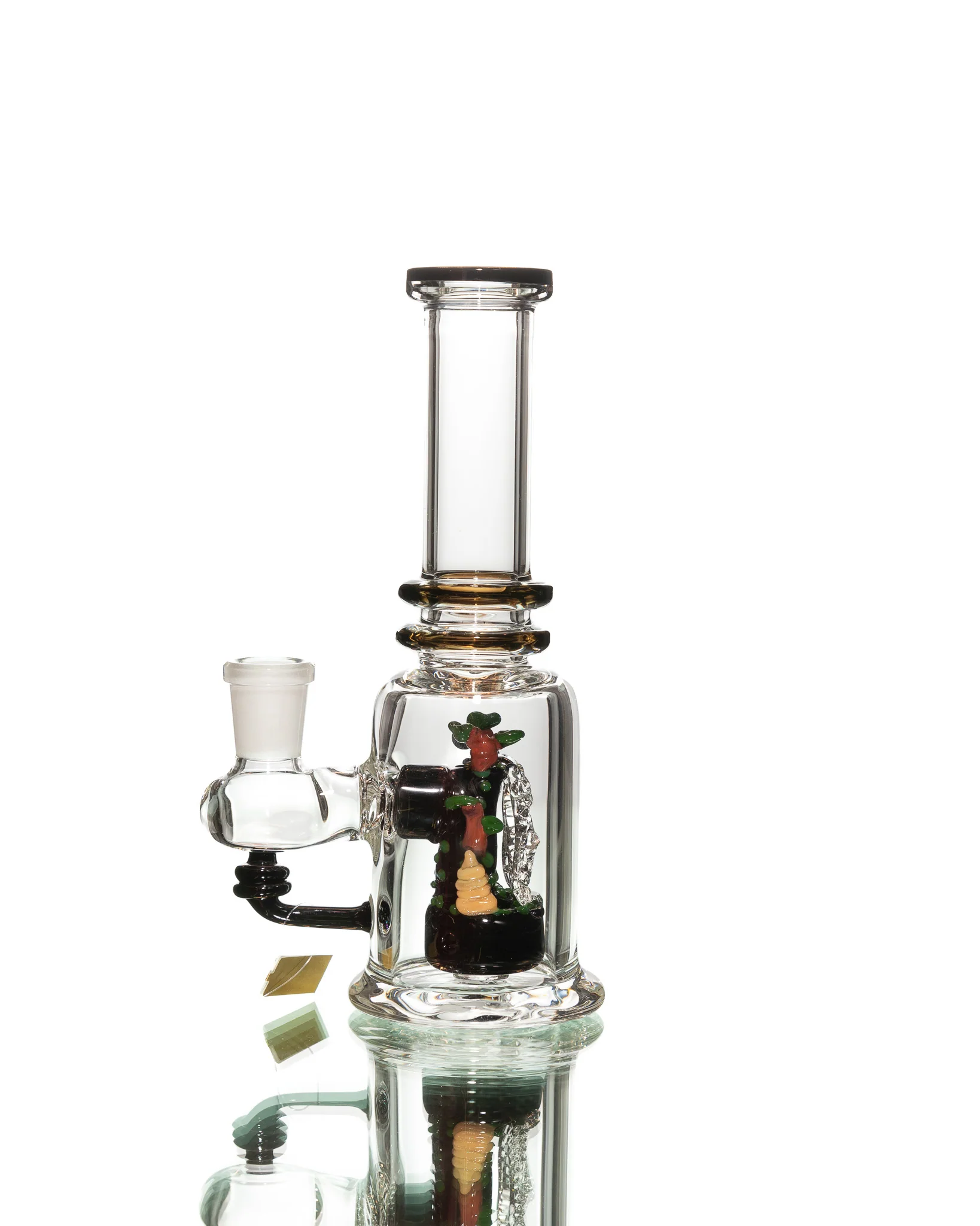 Empire Glassworks - Mini Straight Tube - "Zen Bonsai" - Image 4
