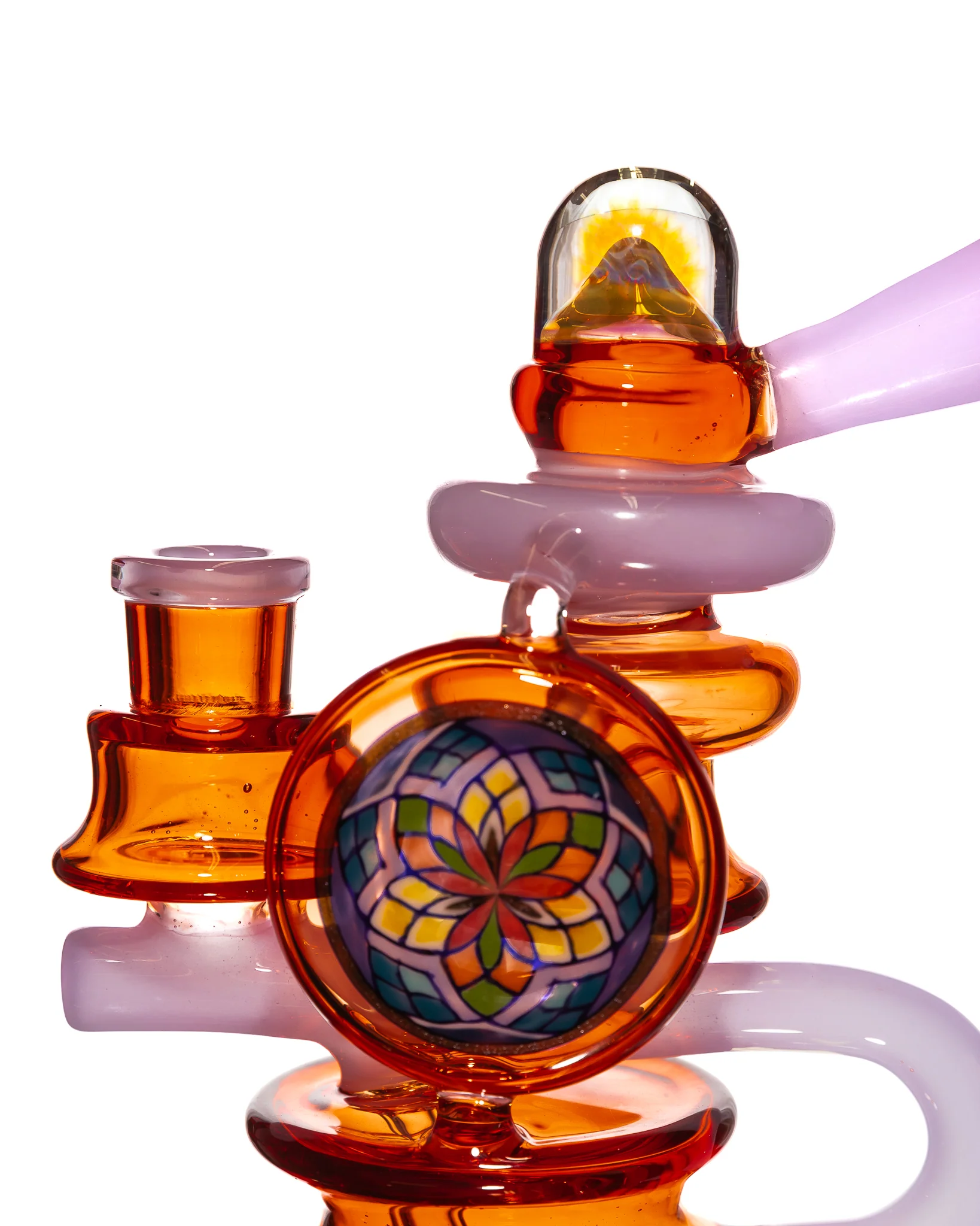 Freeek Glass - Single Uptake Terpcycler - Red & Purple - Image 5