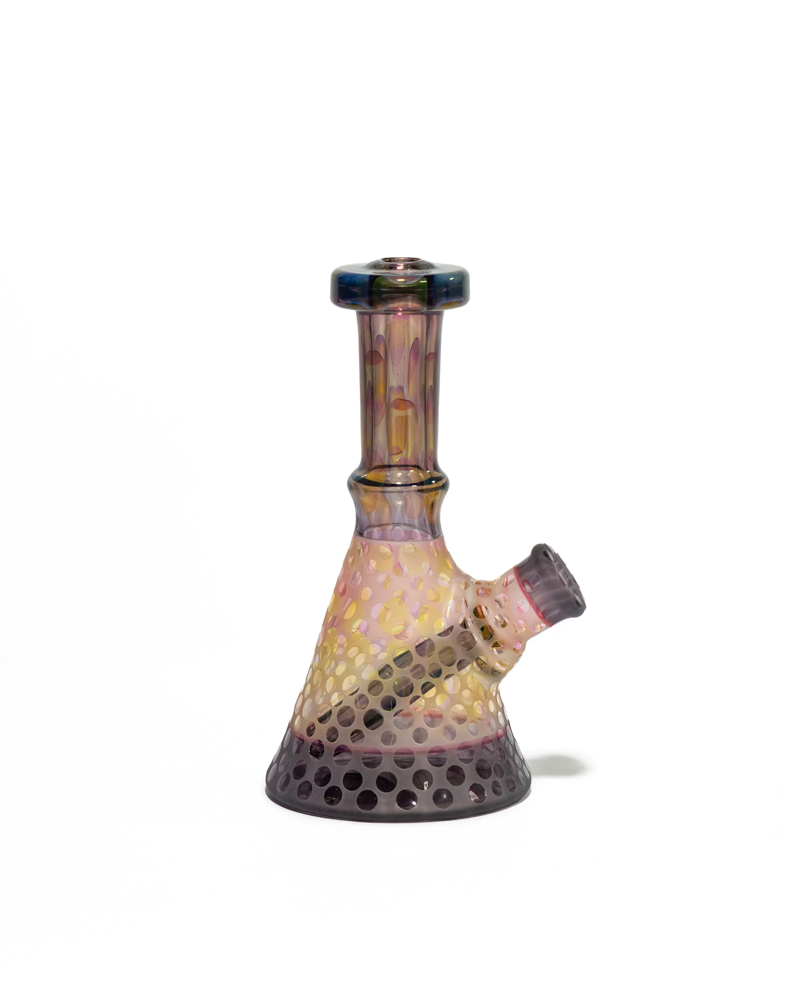 Gobs Glass - Beaker - Purple & Yellow - Image 6