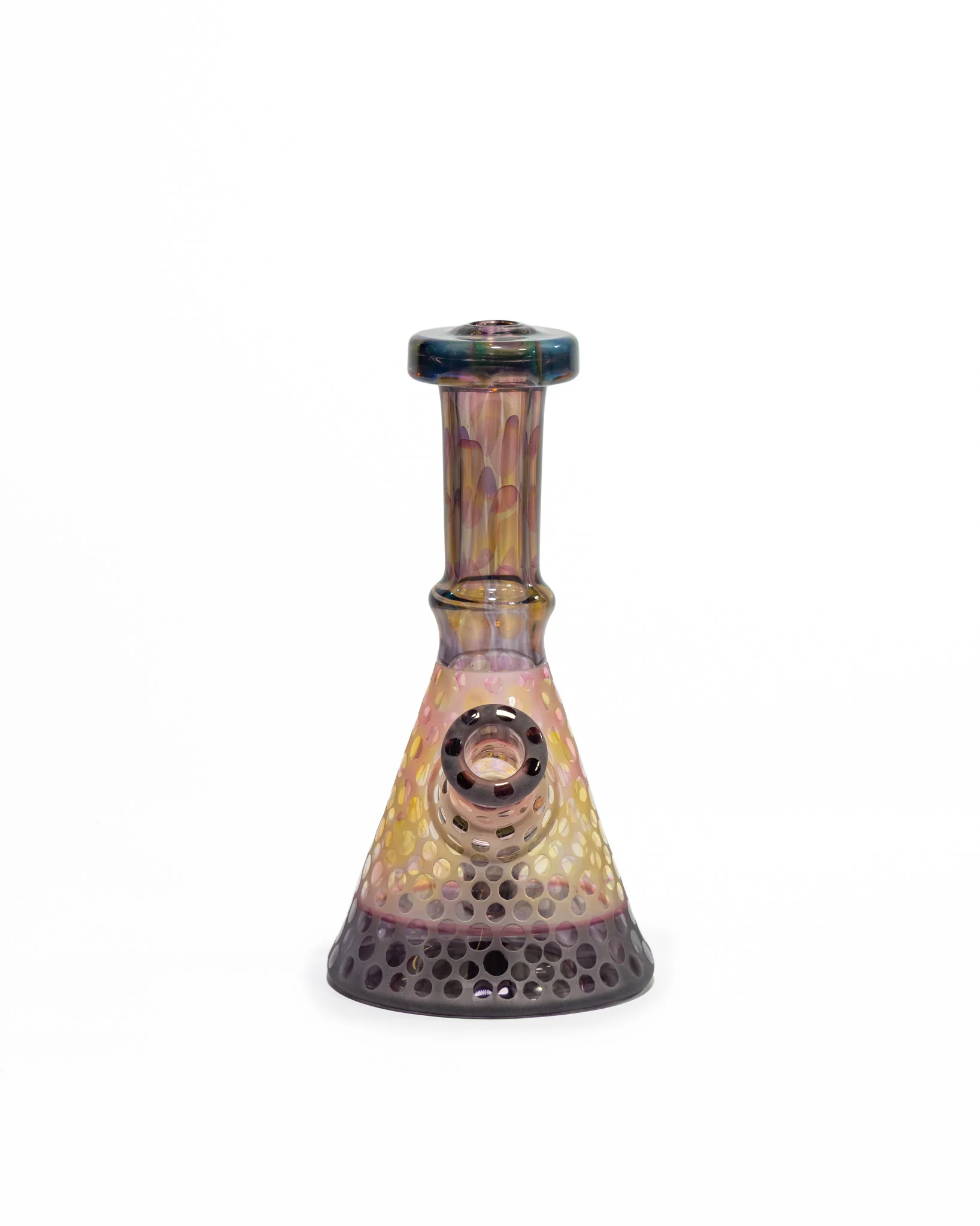 Gobs Glass - Beaker - Purple & Yellow - Image 8