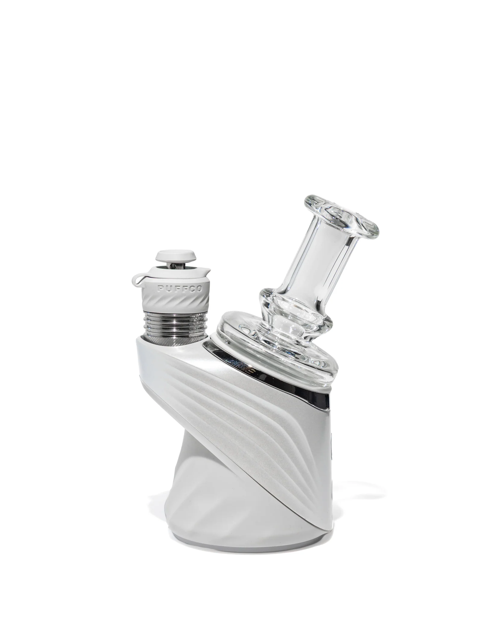 Greek Glass - Maria Dry Top Puffco Attachment - Clear - Image 3