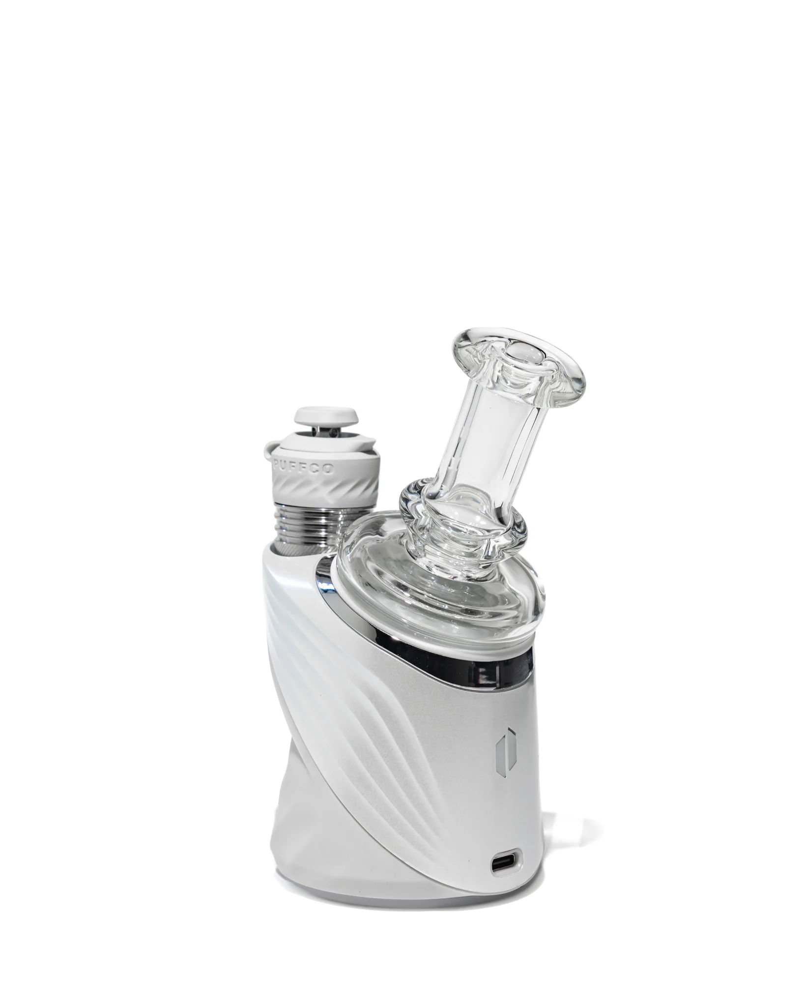 Greek Glass - Maria Dry Top Puffco Attachment - Clear - Image 4