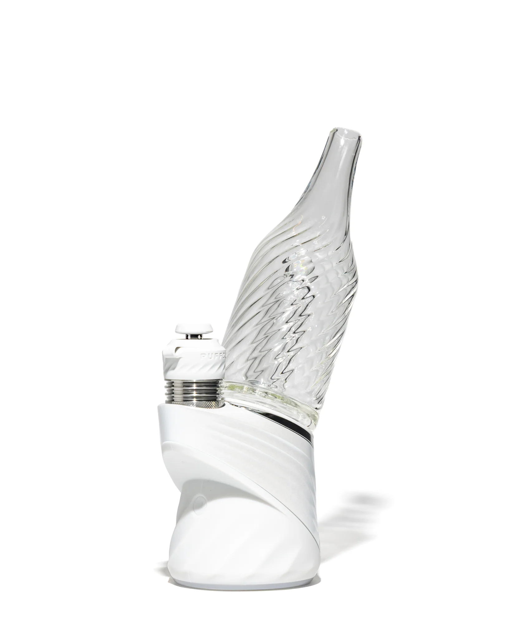 Greek Glass - Opal Scallop Puffco Attachment - Clear - Image 10