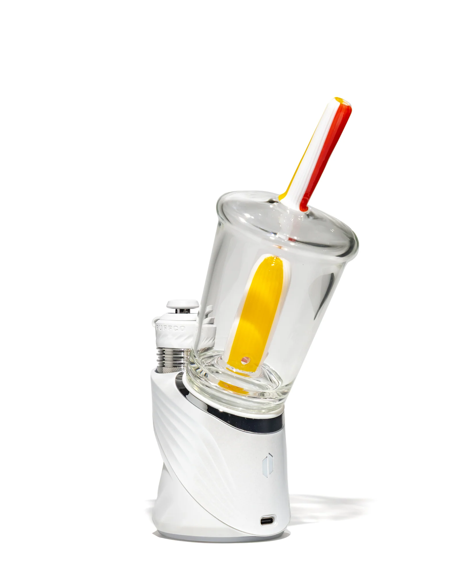 Greek Glass - Puffco Cup Attachment - Clear - Image 4