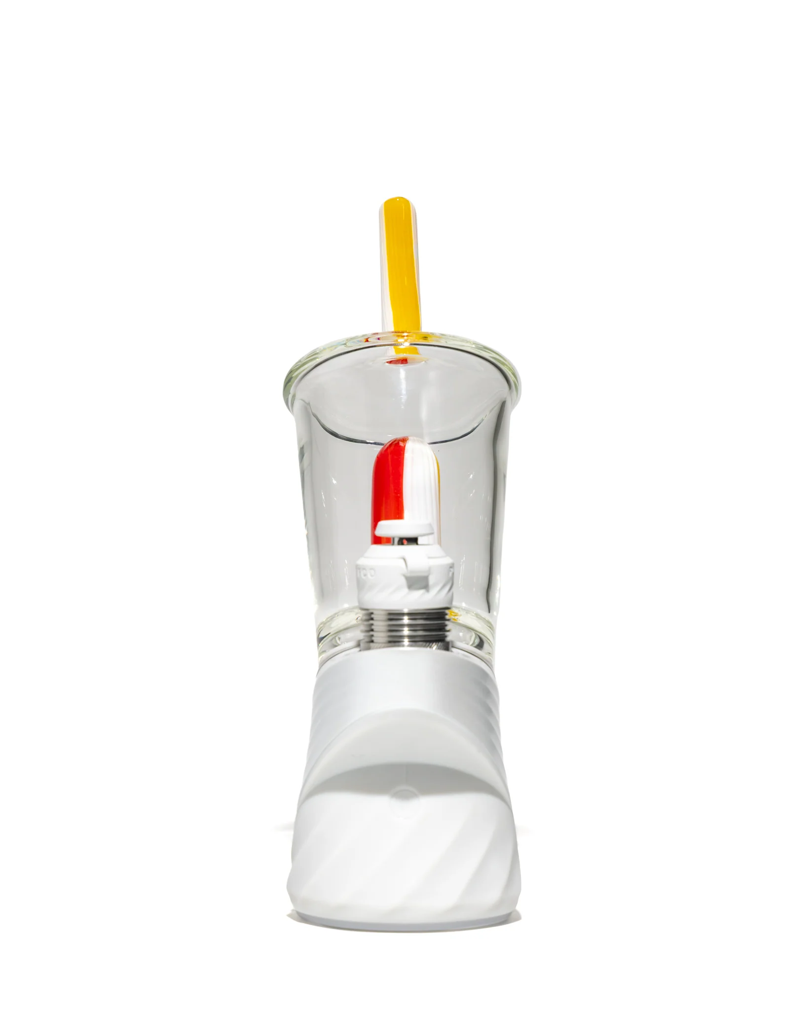 Greek Glass - Puffco Cup Attachment - Clear - Image 9