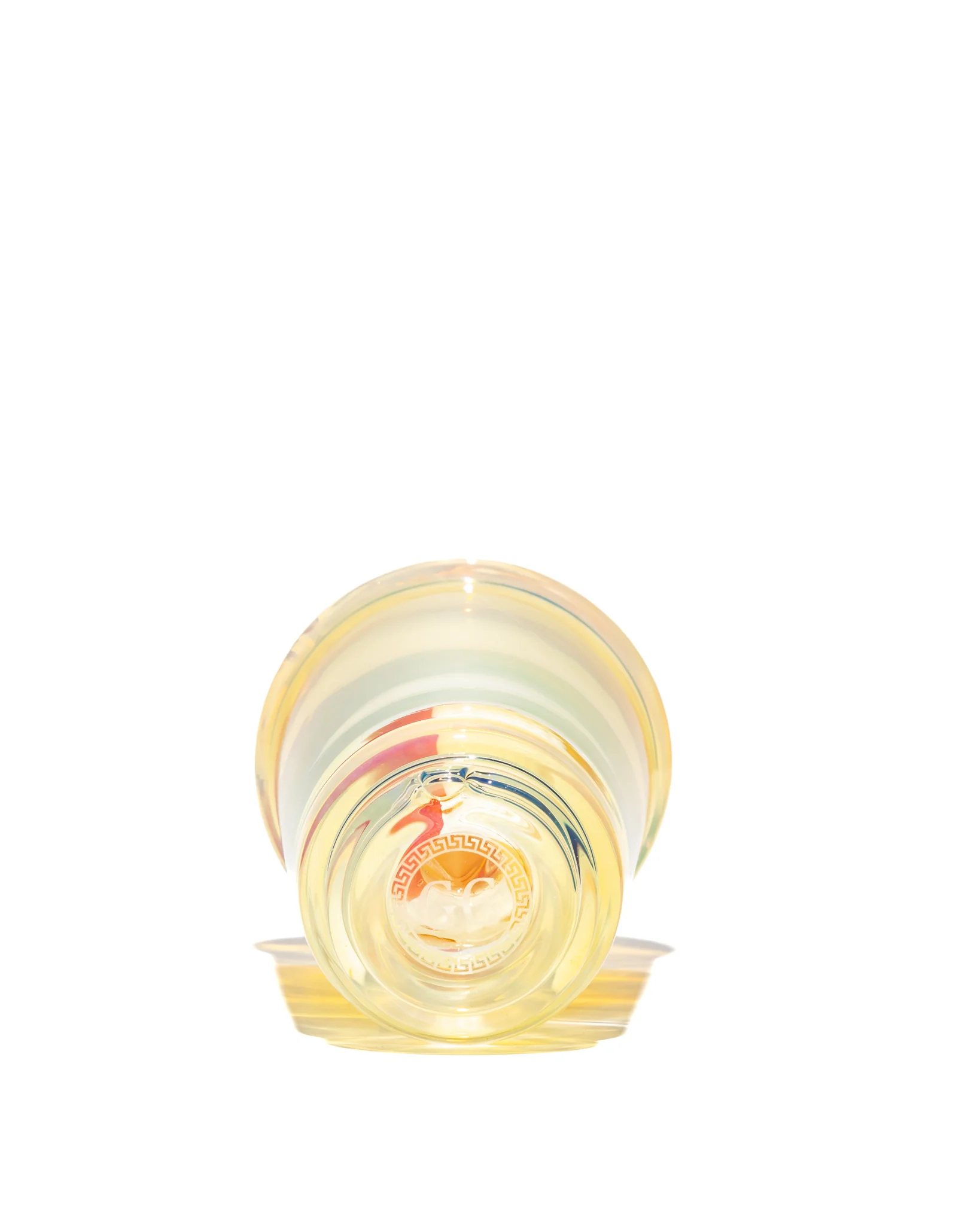 Greek Glass - Puffco Cup Attachment - Clear Silver Fume (Gas) - Image 11