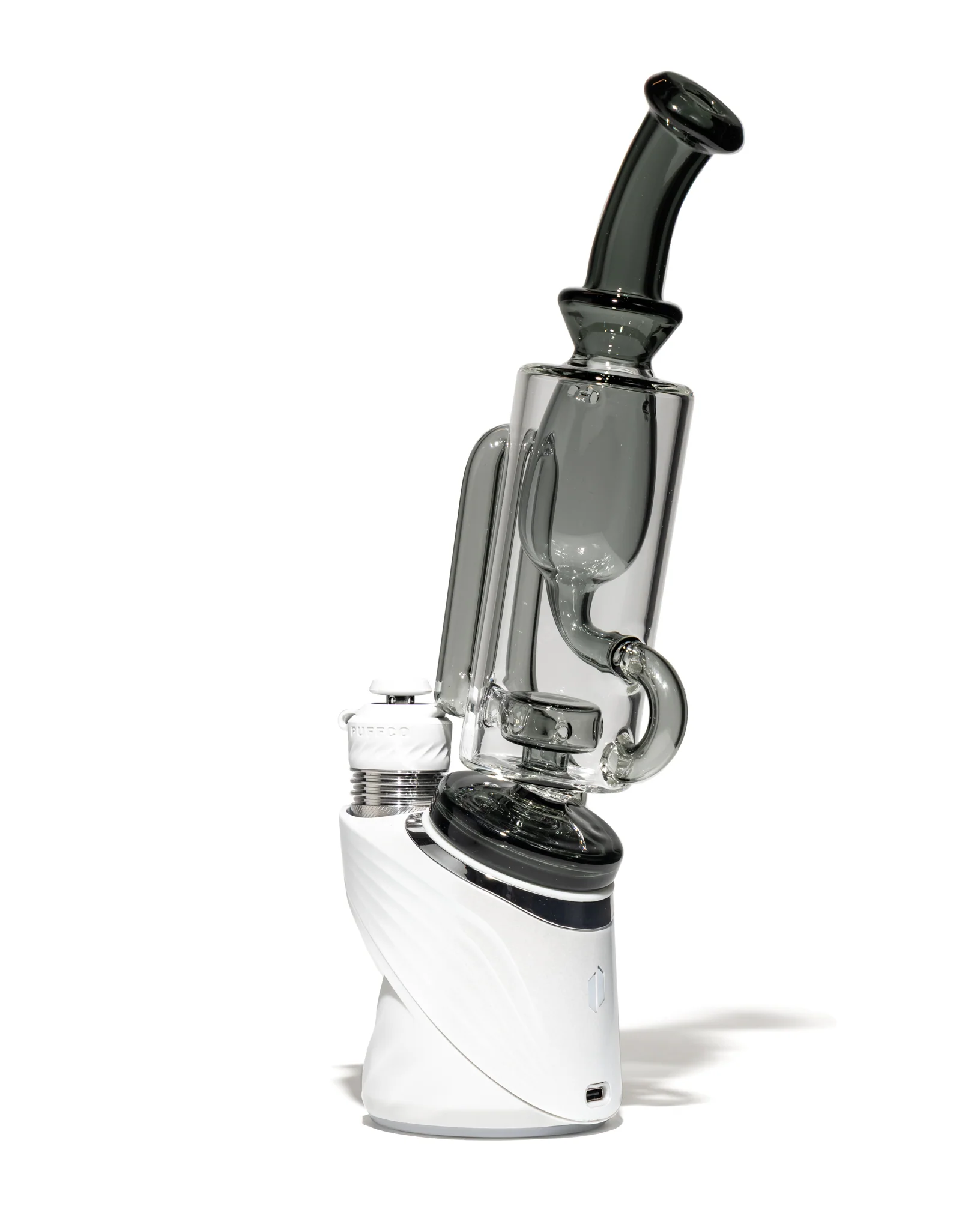 Greek Glass - Puffco Klein Attachment - Smoke Gray - Image 4