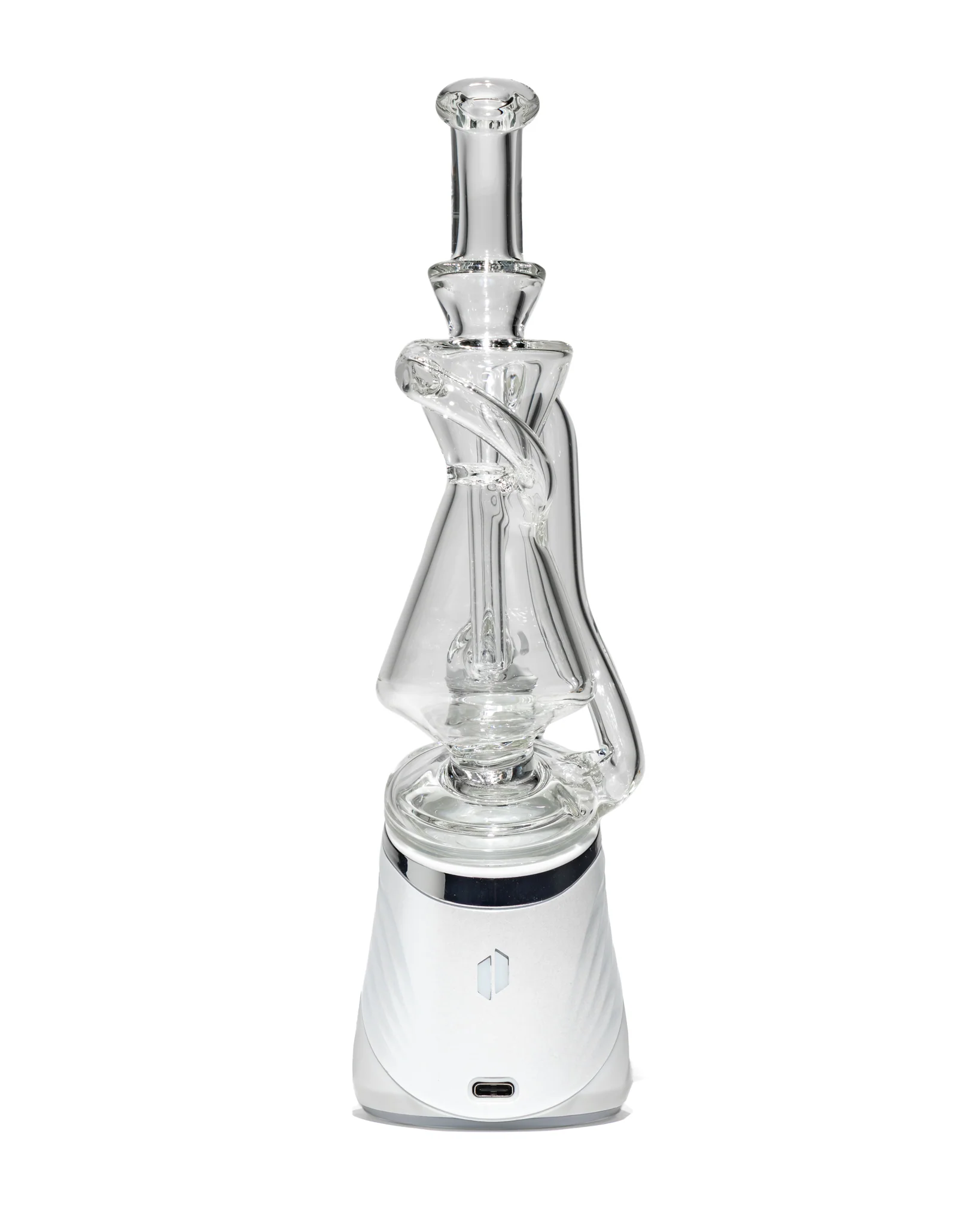 Greek Glass - Puffco Recycler Attachment - Clear - Image 5