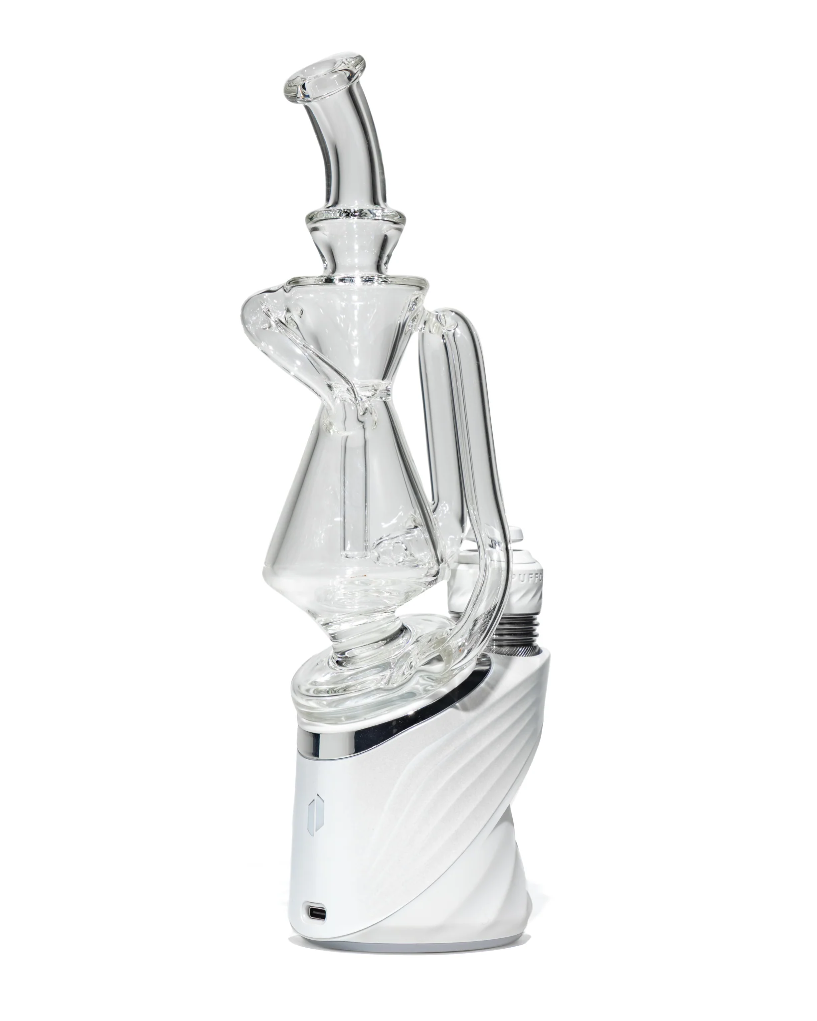 Greek Glass - Puffco Recycler Attachment - Clear - Image 6