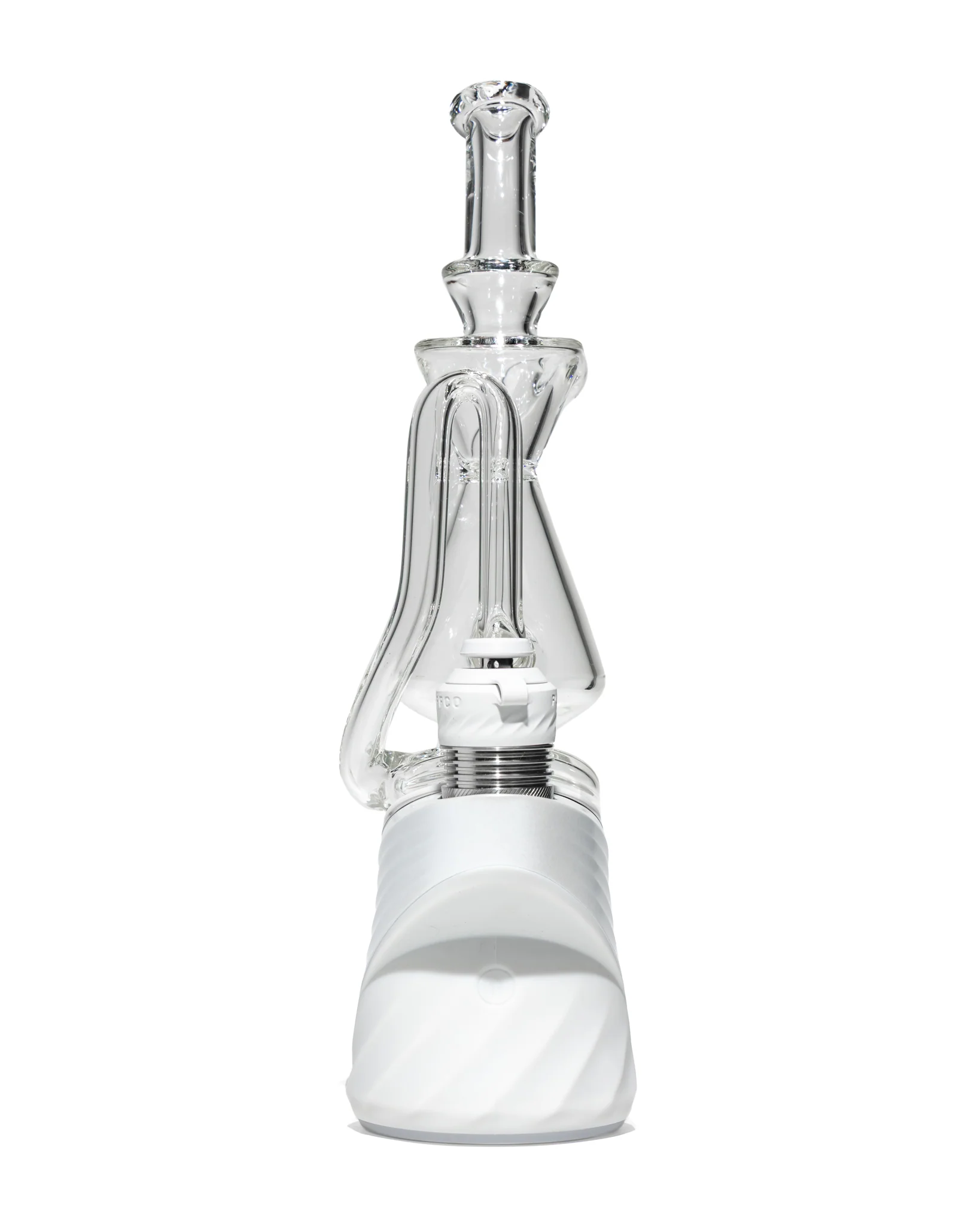 Greek Glass - Puffco Recycler Attachment - Clear - Image 9