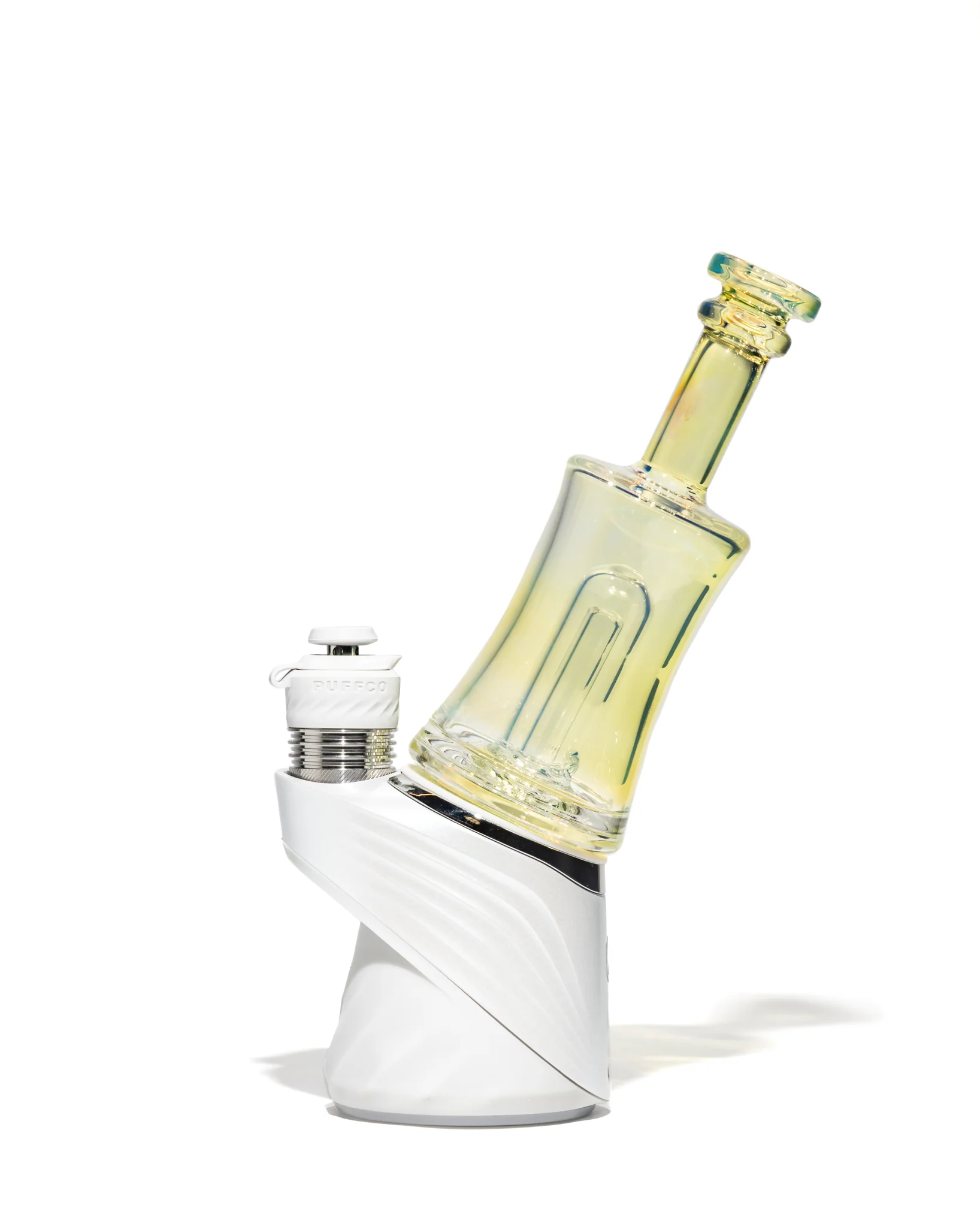 Greek Glass - Puffco Topper Attachment - Clear Silver Fume - Image 3