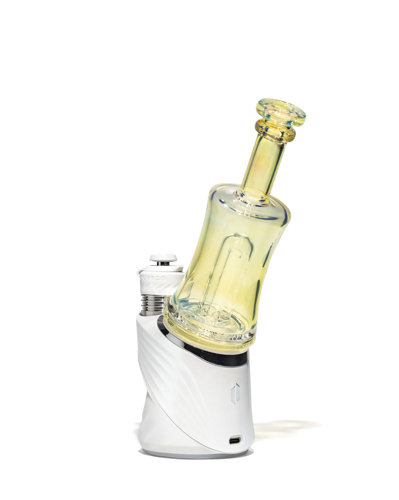 Greek Glass - Puffco Topper Attachment - Clear Silver Fume - Image 4