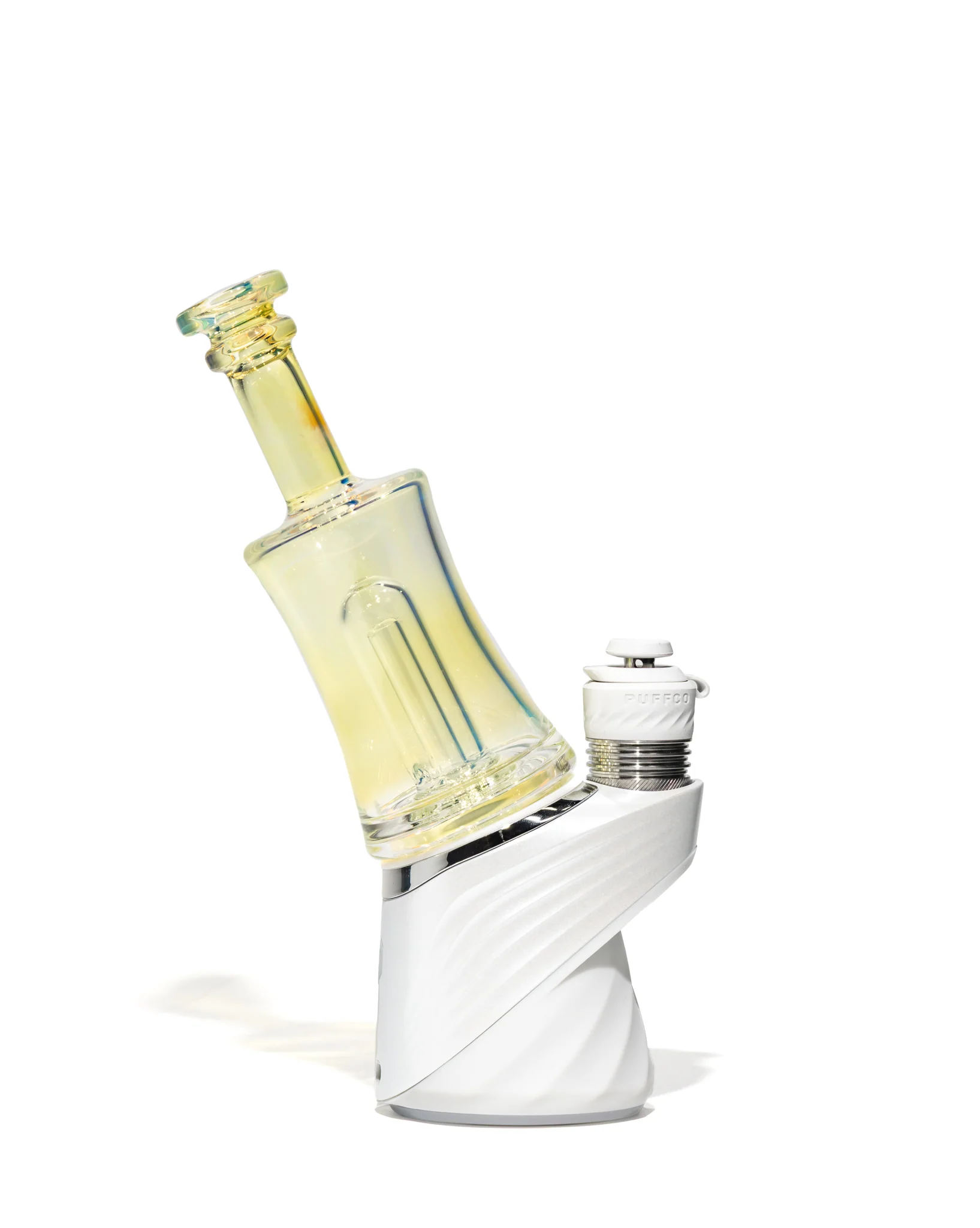 Greek Glass - Puffco Topper Attachment - Clear Silver Fume - Image 7