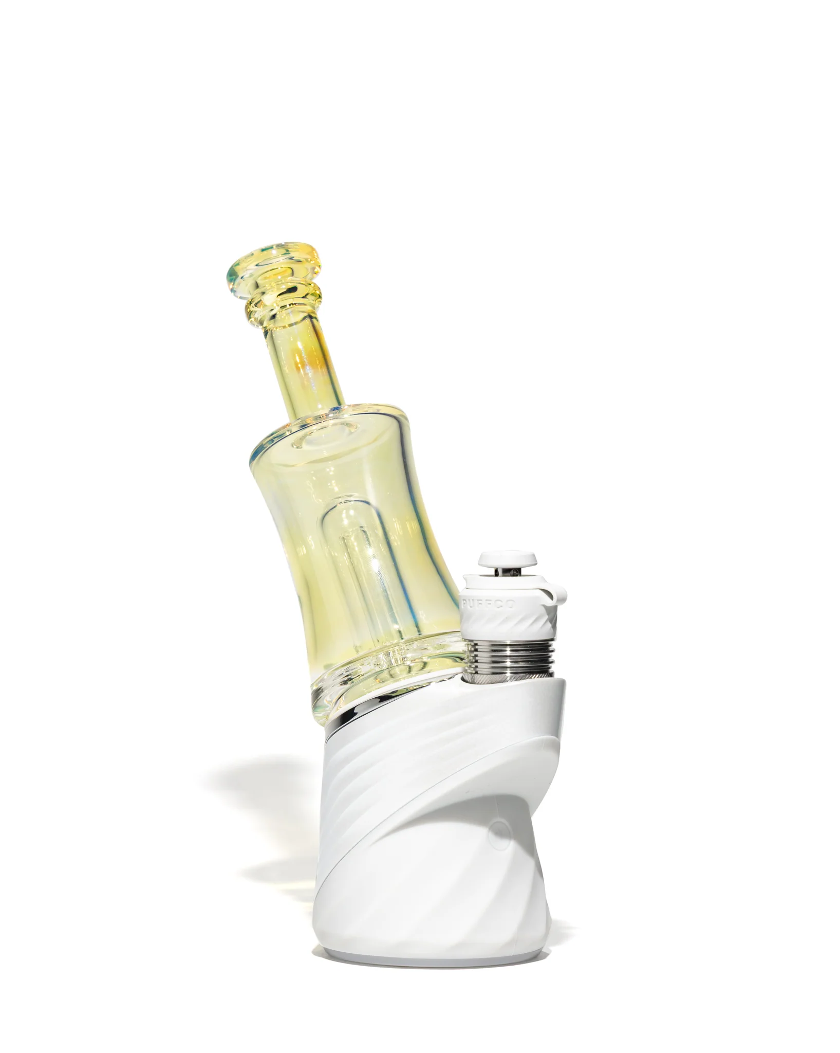 Greek Glass - Puffco Topper Attachment - Clear Silver Fume - Image 8
