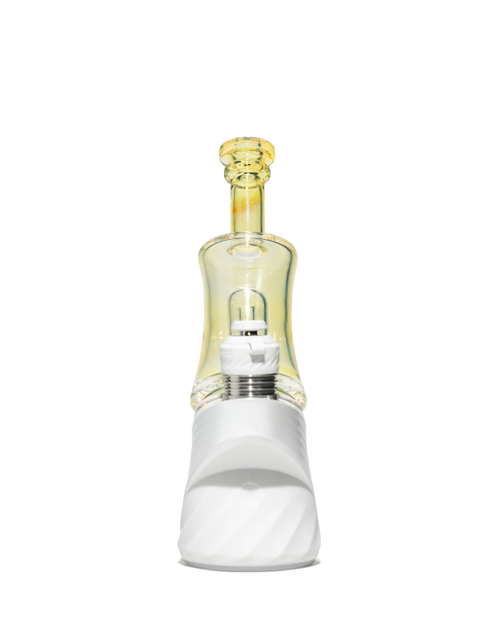 Greek Glass - Puffco Topper Attachment - Clear Silver Fume - Image 9