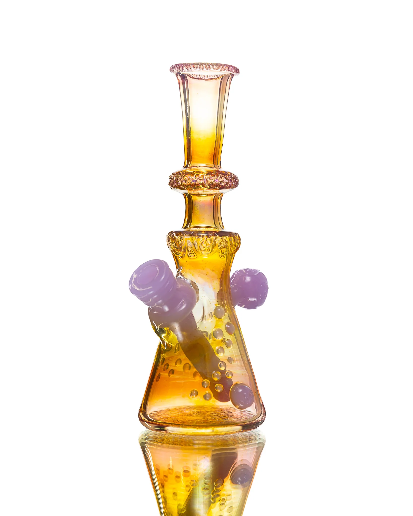 Hensley Glass - Poison Bottle Jammer - Orange & Purple - Image 5