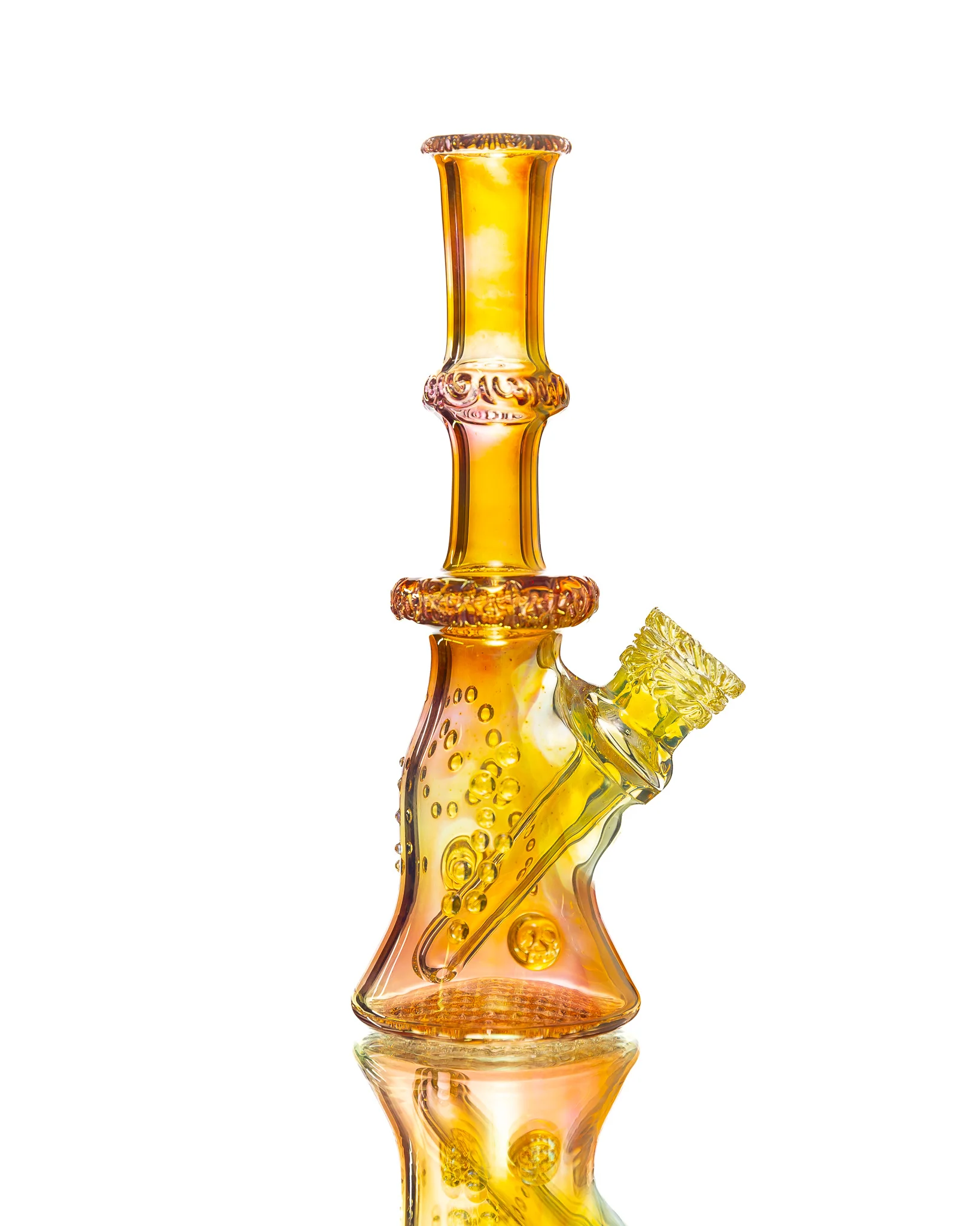 Hensley Glass - Poison Bottle Jammer - Orange & Yellow - Image 4