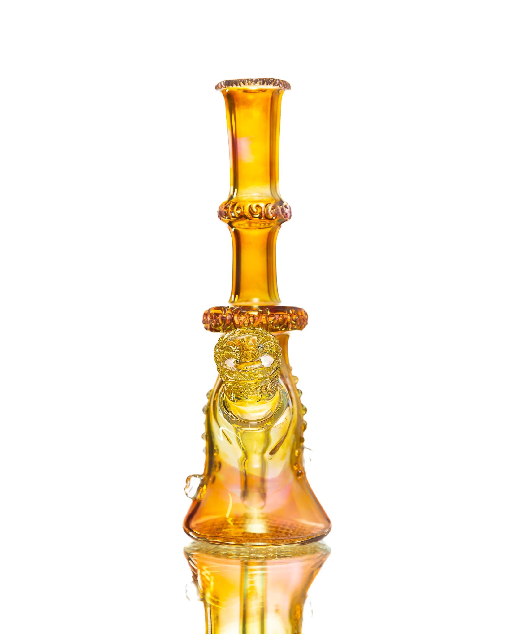 Hensley Glass - Poison Bottle Jammer - Orange & Yellow - Image 5