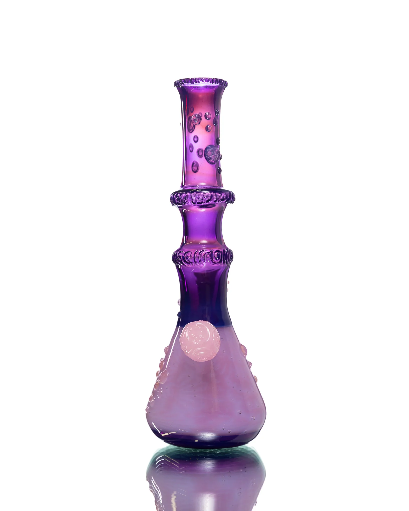 Hensley Glass - Poison Bottle Jammer - Purple & Pink - Image 2