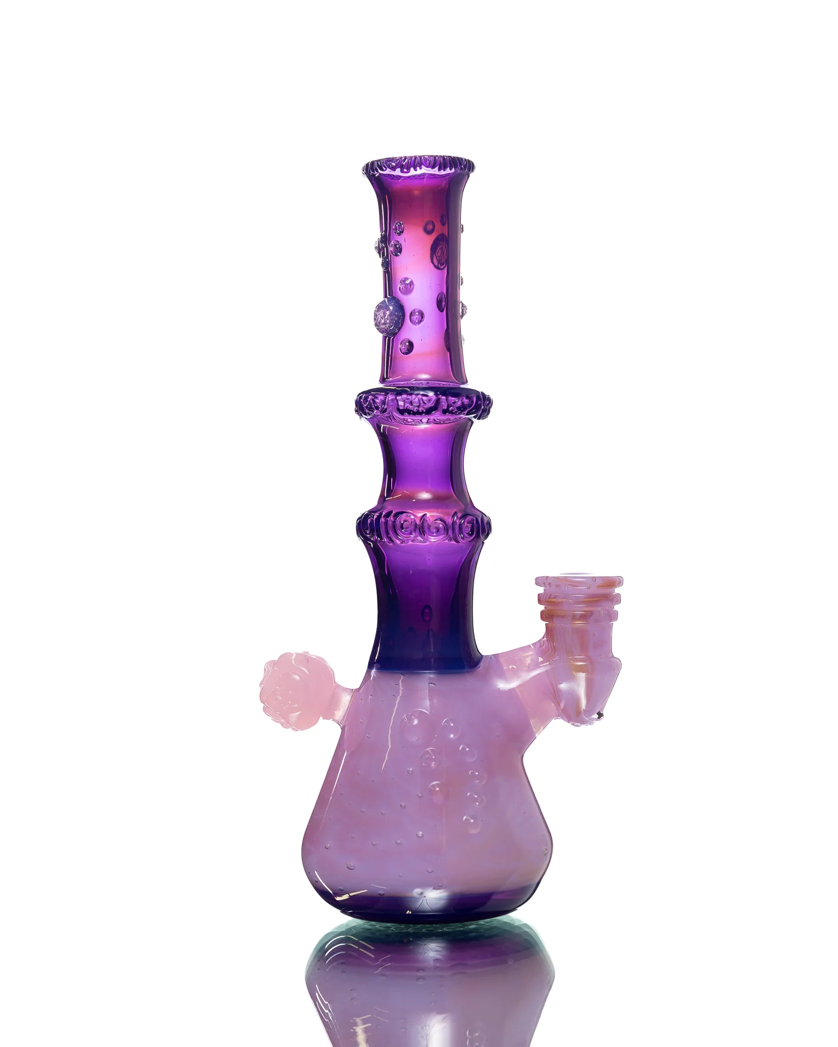 Hensley Glass - Poison Bottle Jammer - Purple & Pink - Image 3