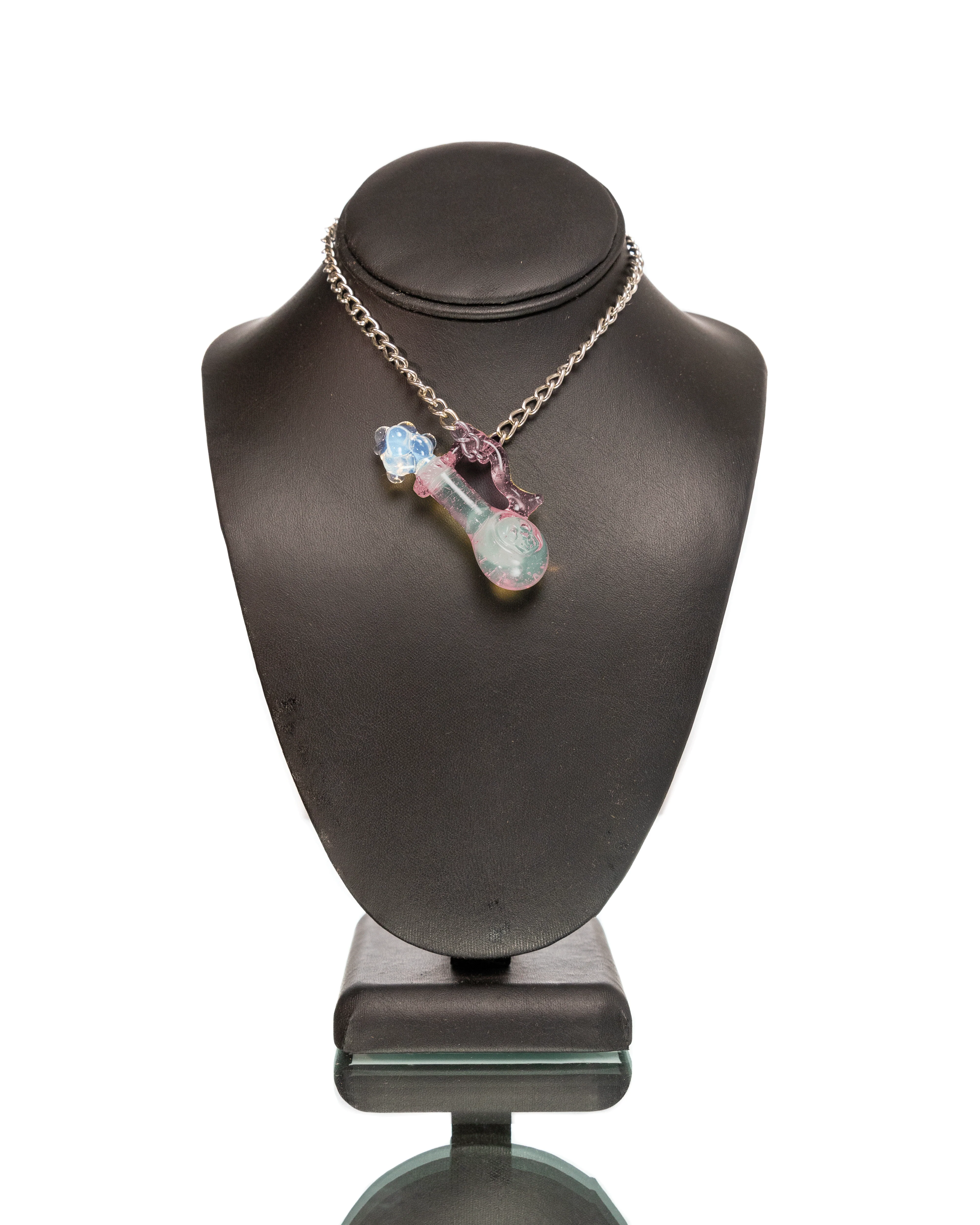 Hensley Glass - Potion Pendant - Yellow & Pink (CFL) - Image 3