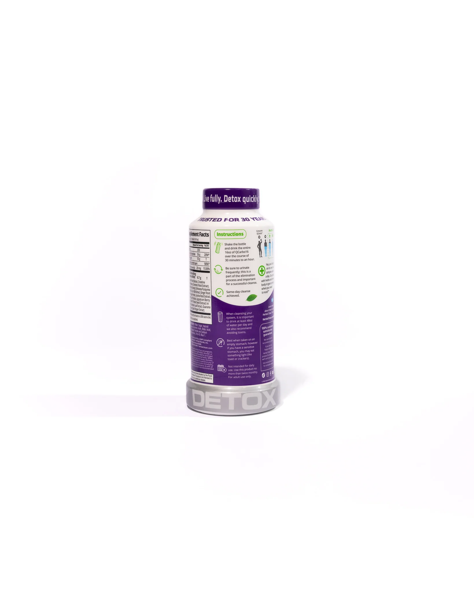 Herbal Clean - QCarbo - 1 Step Maximum Cleanse - Image 3