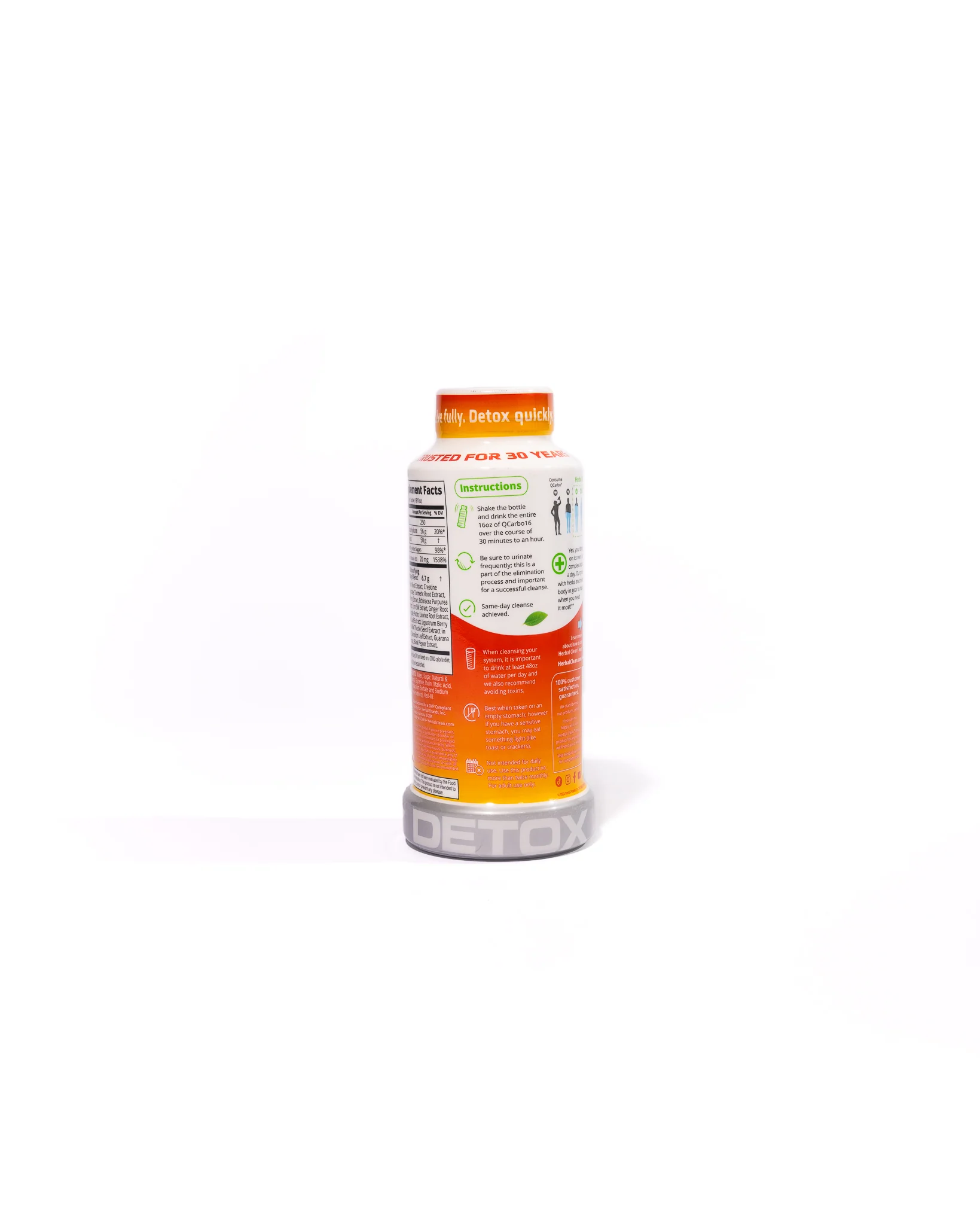 Herbal Clean - QCarbo - 1 Step Maximum Cleanse - Image 6