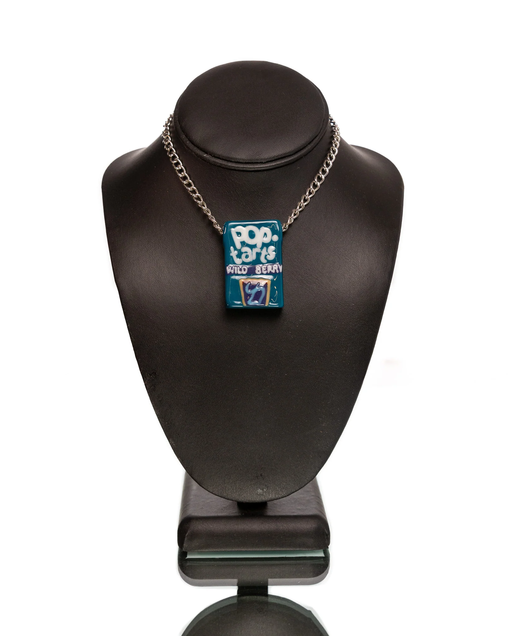 Heretic Glass - Box Pendant - Wild Berry Pop Tarts