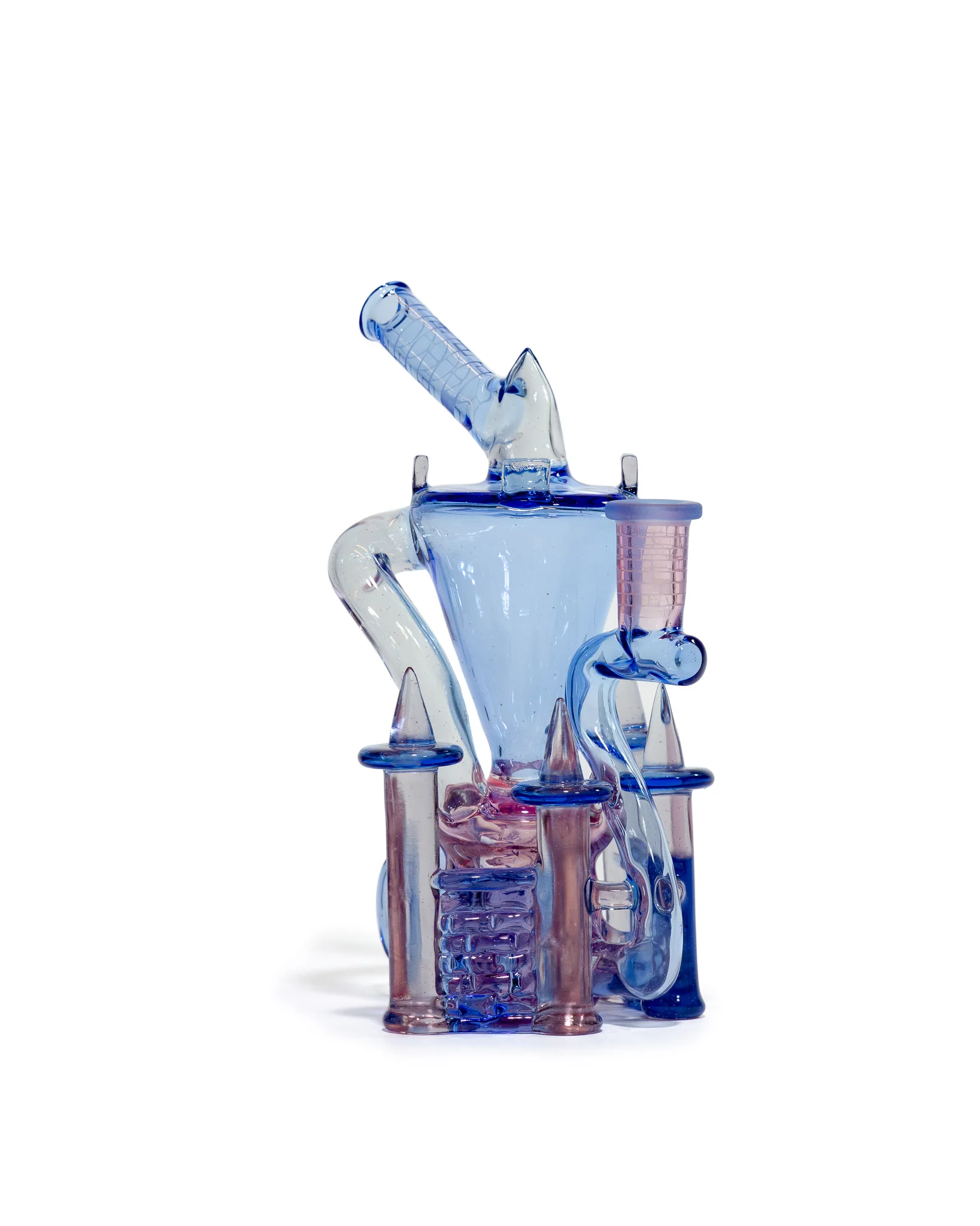 Jebb Glass - Medium Klein Castle Recycler - Voodoo x Blue Dream (CFL) 1/1 - Image 4