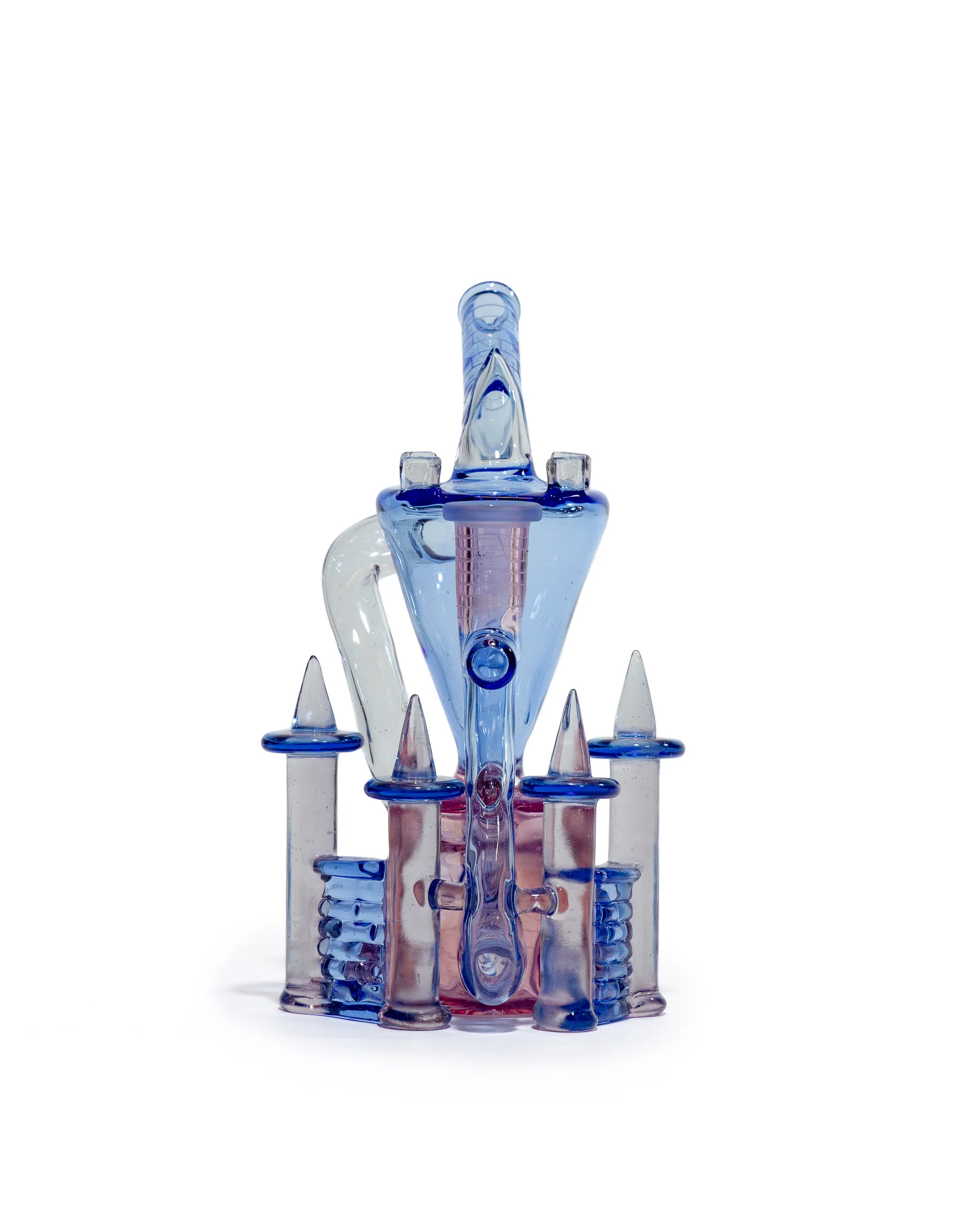 Jebb Glass - Medium Klein Castle Recycler - Voodoo x Blue Dream (CFL) 1/1 - Image 5