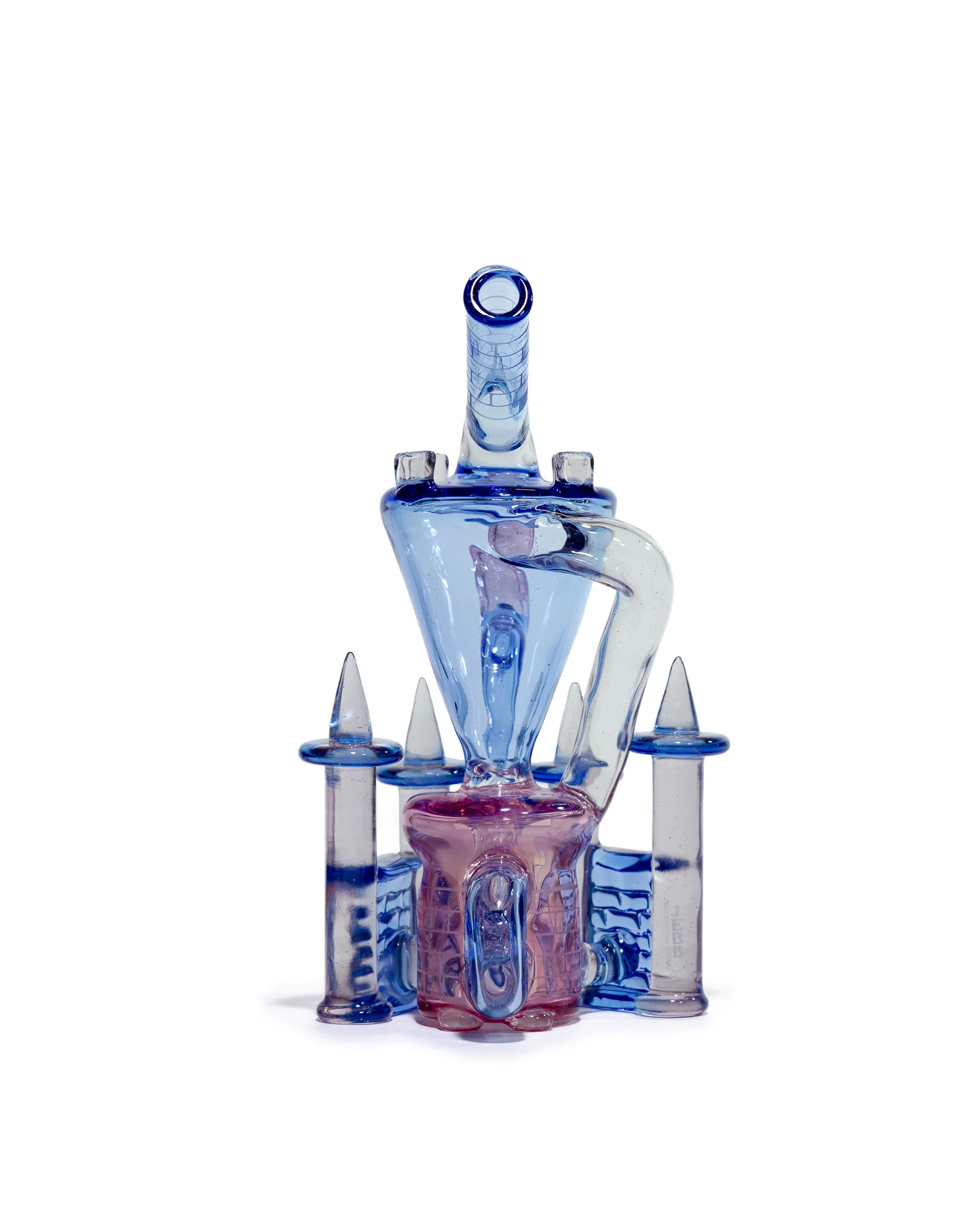 Jebb Glass - Medium Klein Castle Recycler - Voodoo x Blue Dream (CFL) 1/1 - Image 9