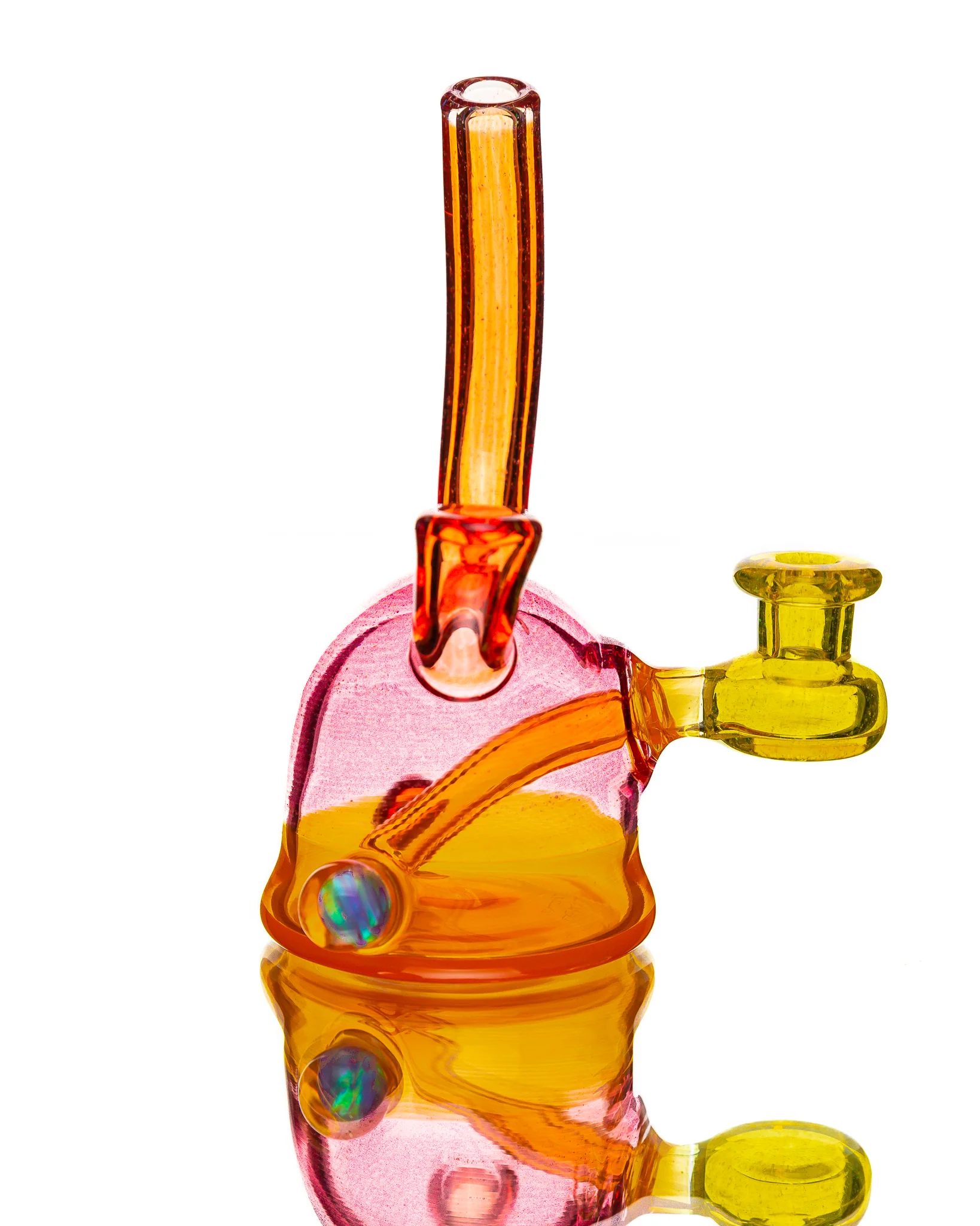 Lerk the World - Head Jammer - Gold Ruby & Transparent Orange (CFL) - Image 3