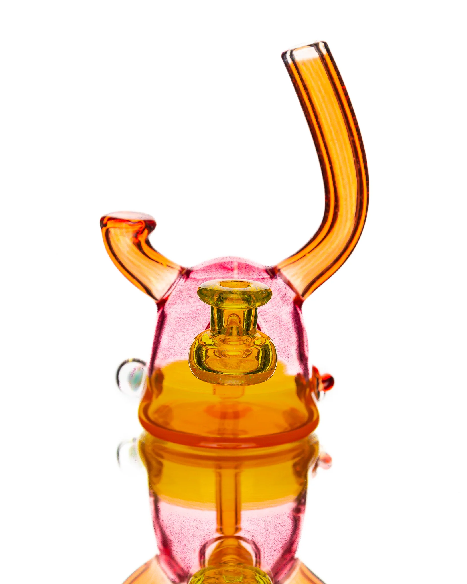 Lerk the World - Head Jammer - Gold Ruby & Transparent Orange (CFL) - Image 4