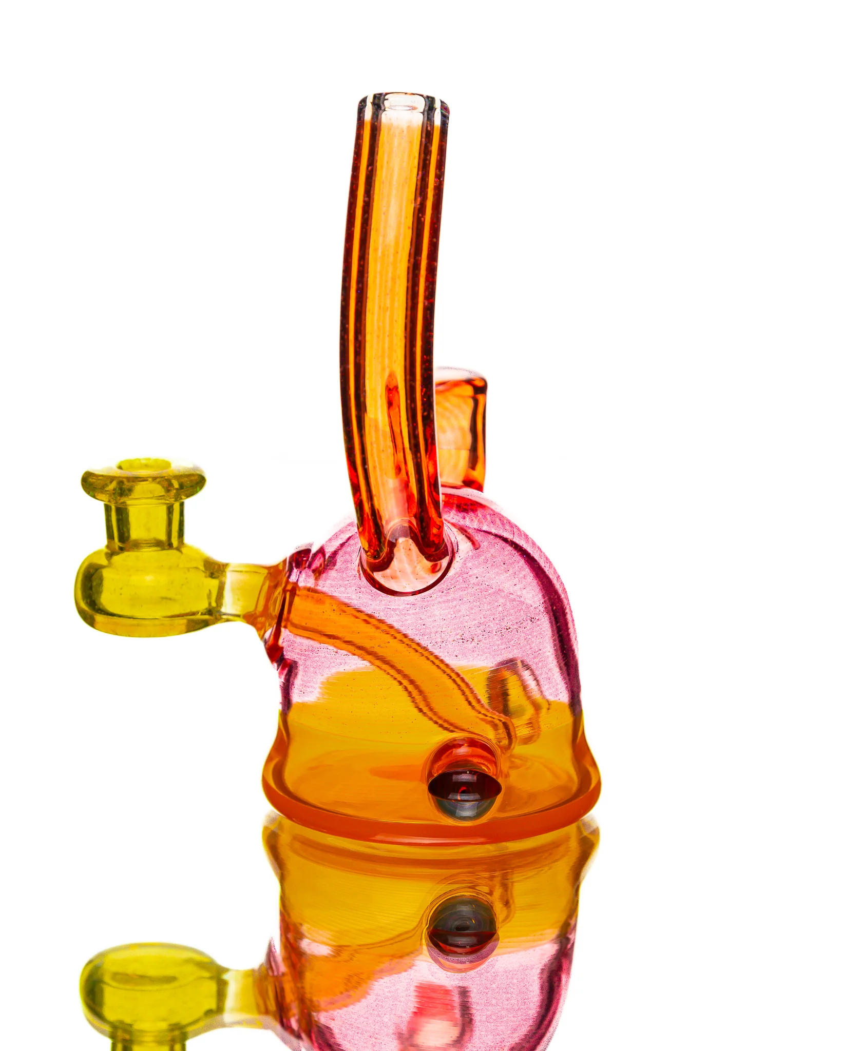 Lerk the World - Head Jammer - Gold Ruby & Transparent Orange (CFL) - Image 5