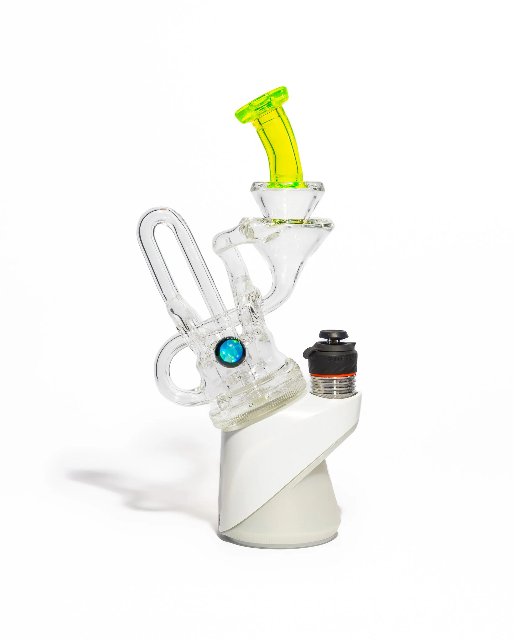 Mac White Glass - Puffco Infinity Recycler - Ion (UV) - Image 10