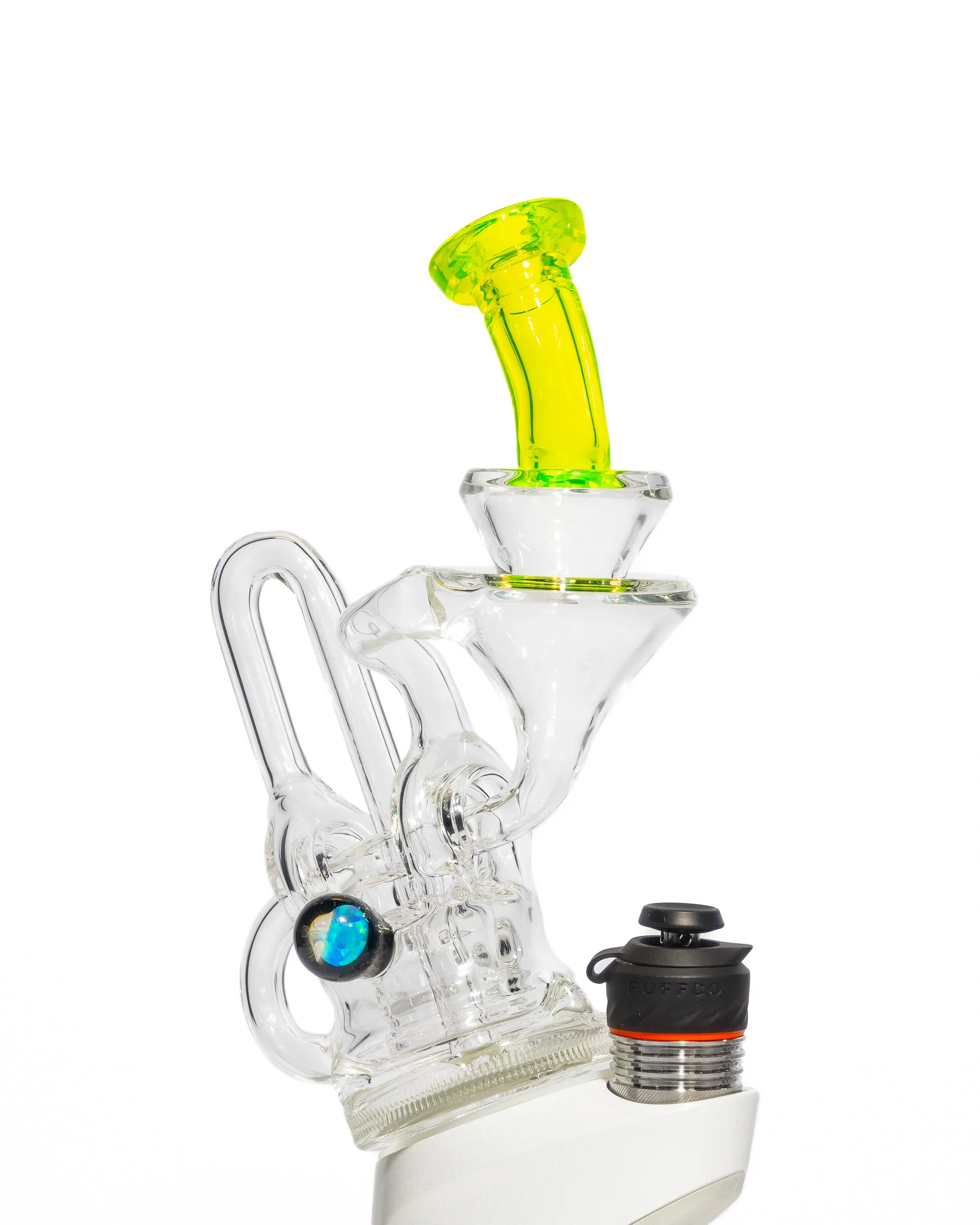 Mac White Glass - Puffco Infinity Recycler - Ion (UV) - Image 3