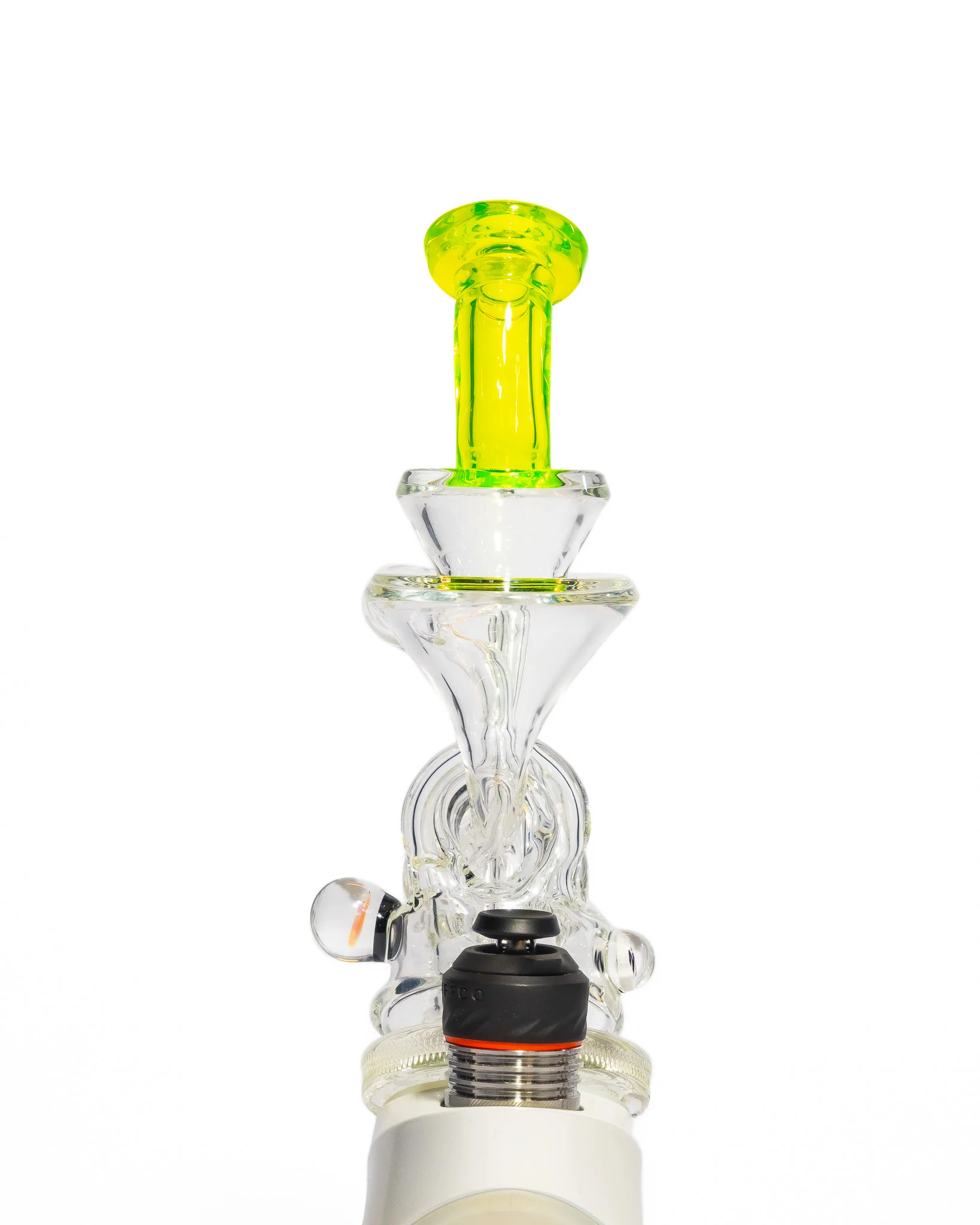 Mac White Glass - Puffco Infinity Recycler - Ion (UV) - Image 4