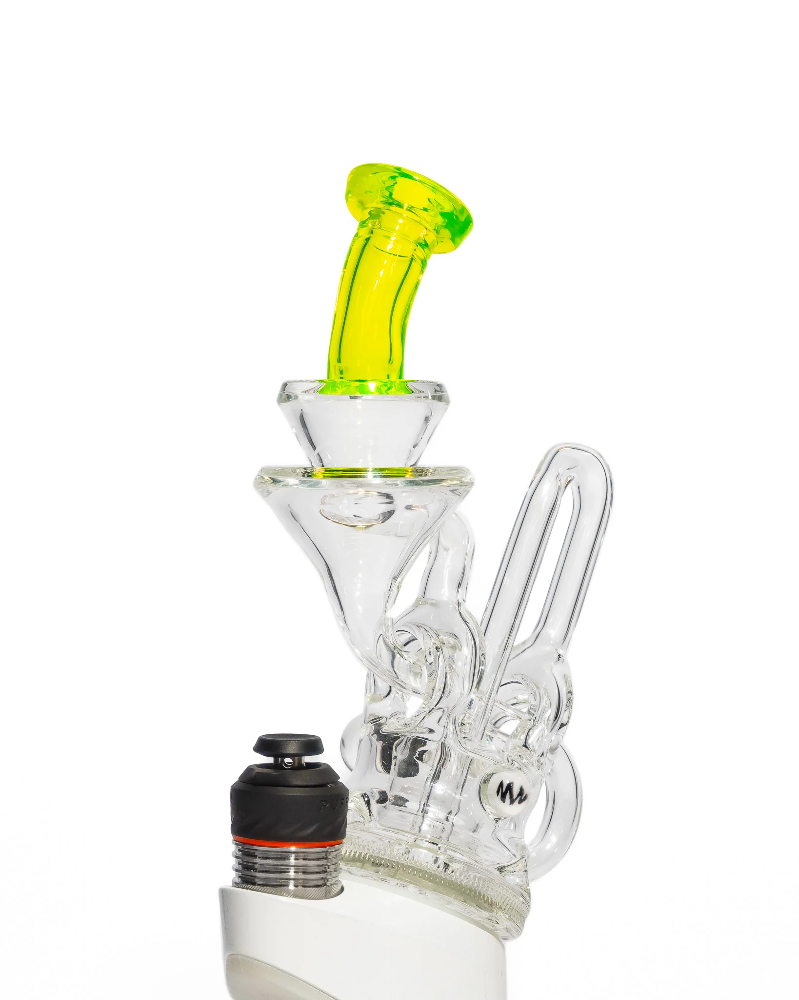 Mac White Glass - Puffco Infinity Recycler - Ion (UV) - Image 5